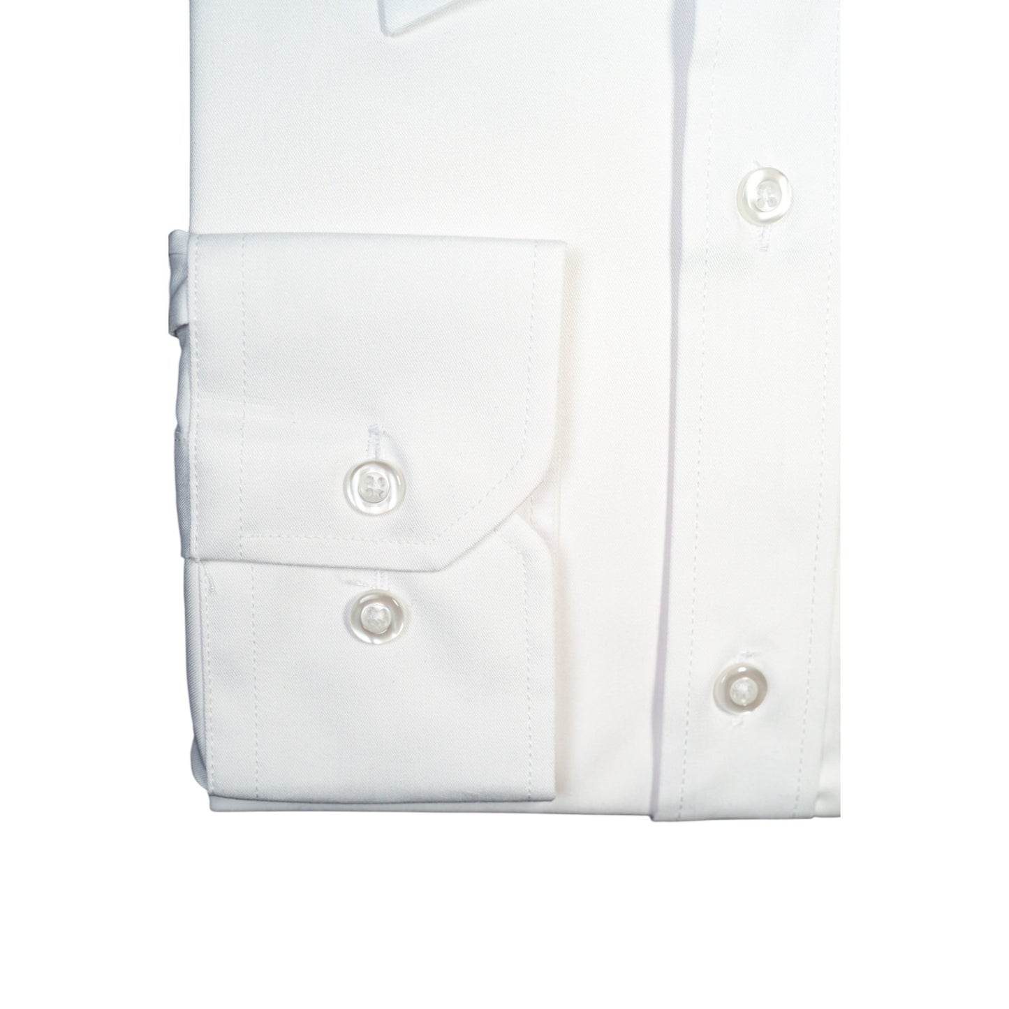 CLASSIC WHITE SHIRT – TAILORED FIT WITH ITALIAN COLLAR