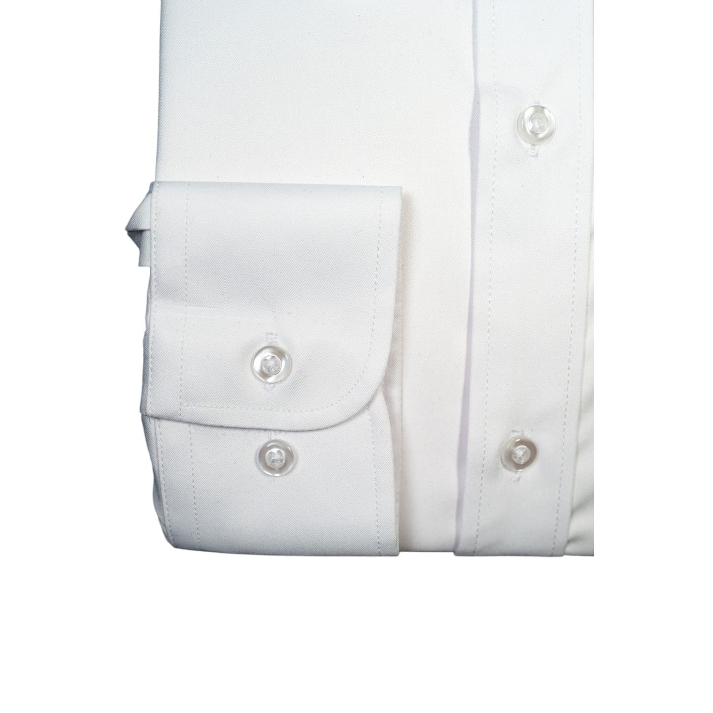 CLASSIC WHITE SHIRT – TAILORED FIT WITH ITALIAN ROUND COLLAR