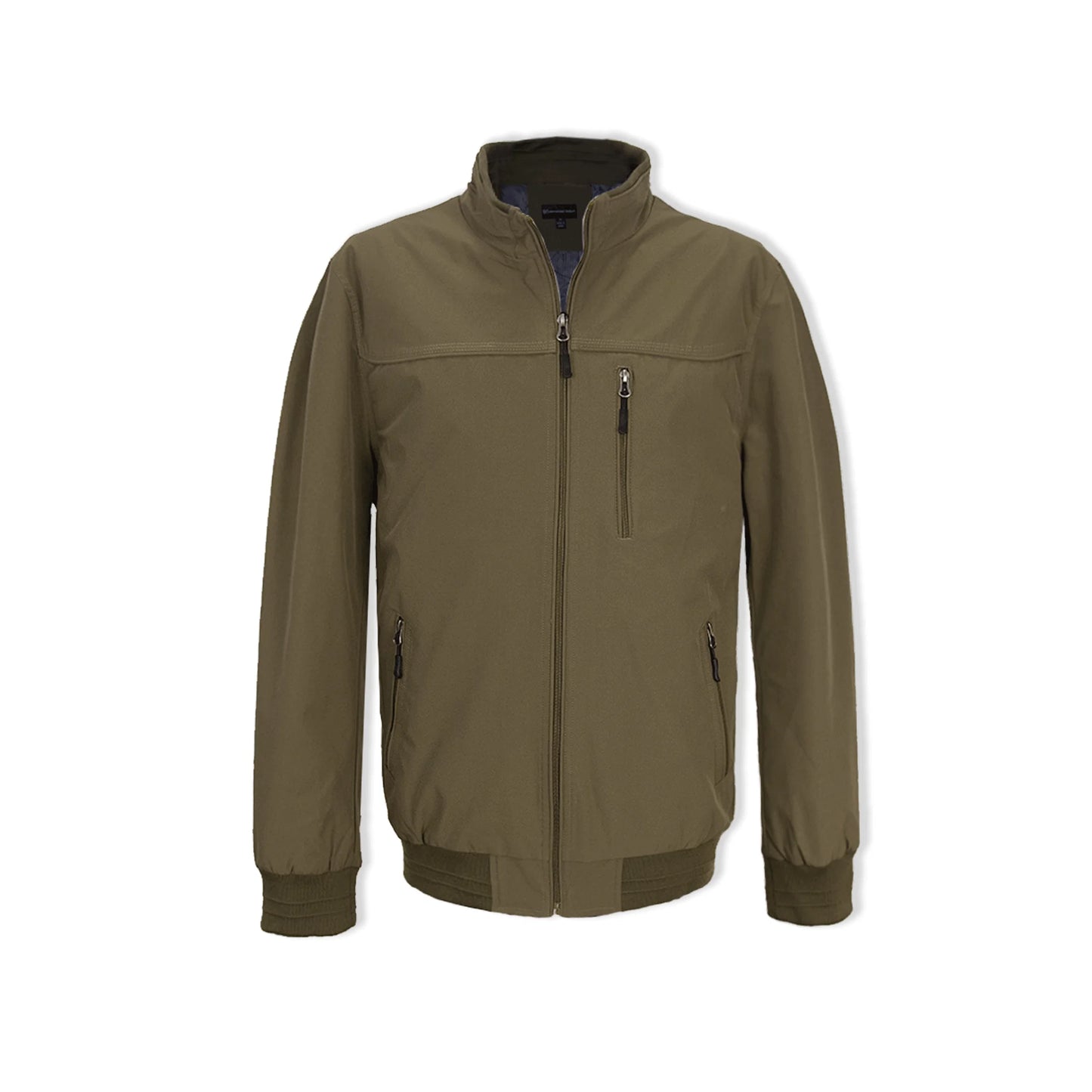 Marco Casual Zip Jacket – Khaki