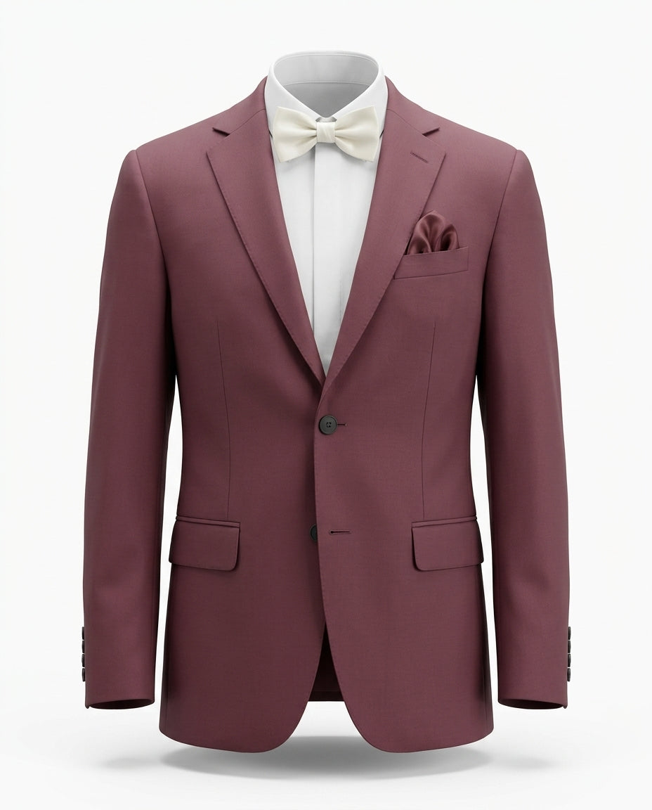TGM Signature Collection | Merlot Pure Wool Suit