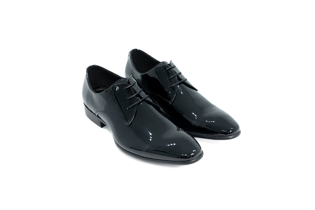 DIROTTA ITALIA BLACK PATENT DRESS SHOES