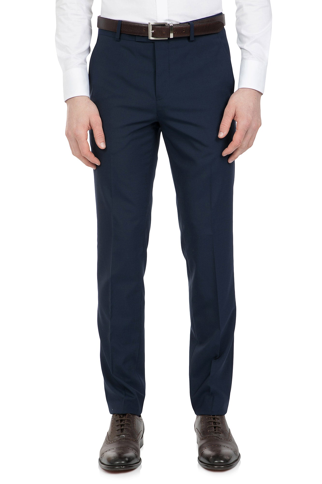 UBERSTONE SLIM FIT NAVY BLUE JACK TROUSERS