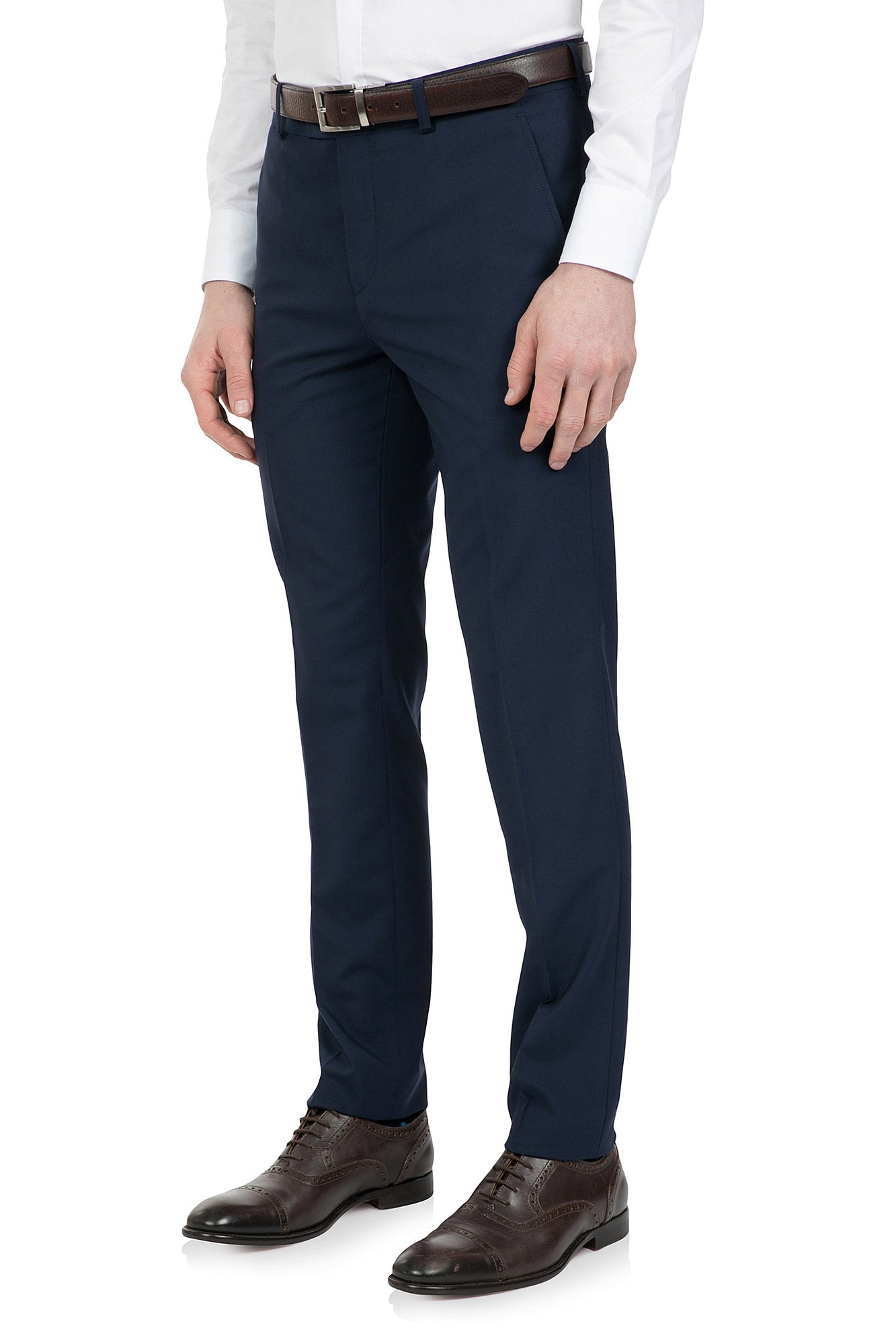 UBERSTONE SLIM FIT NAVY BLUE JACK TROUSERS