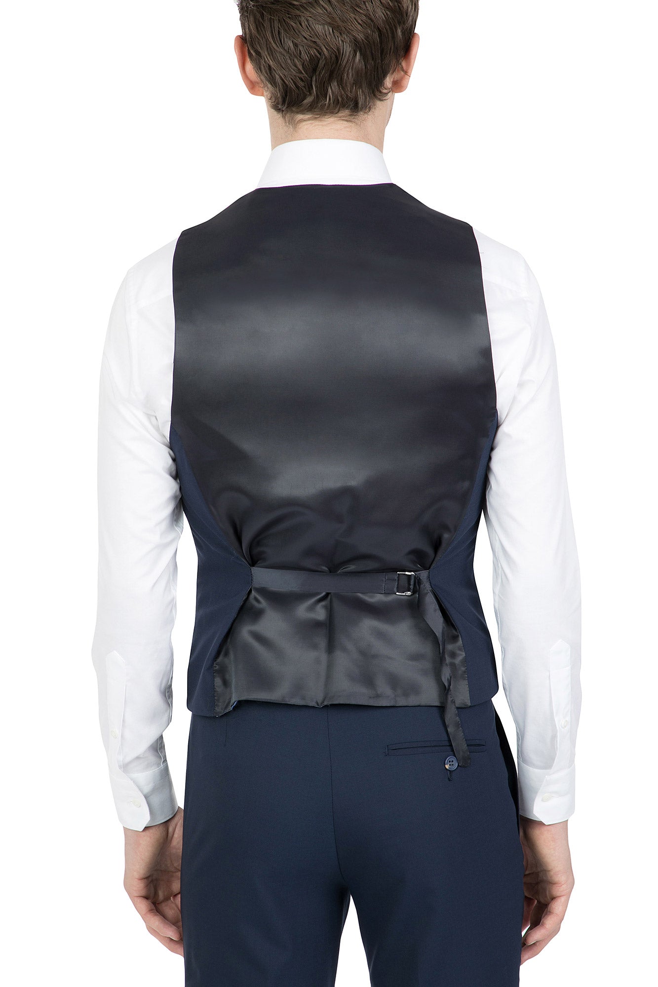 UBERSTONE SLIM FIT NAVY TOM VEST