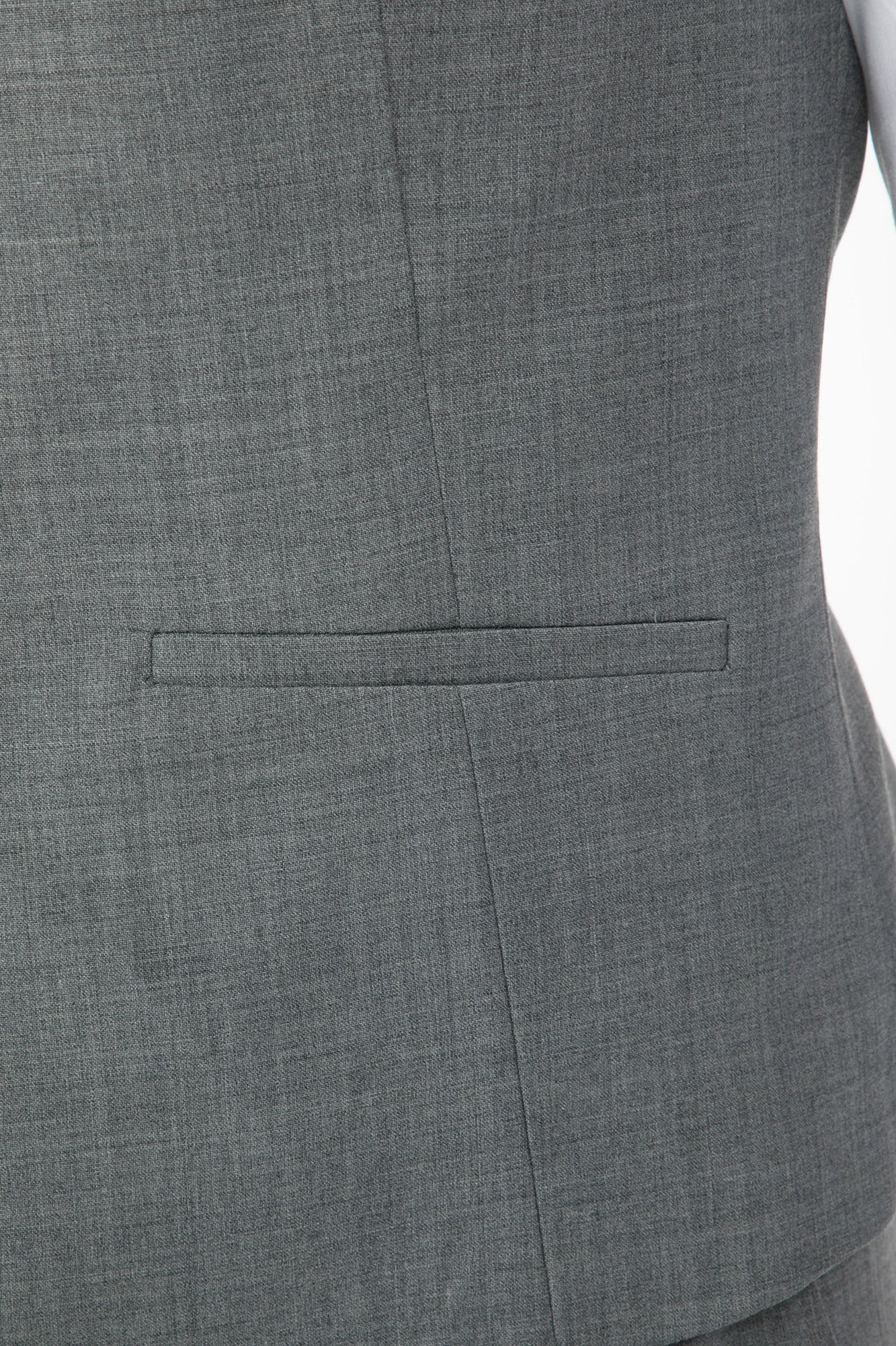 UBERSTONE SLIM FIT SILVER GREY TOM VEST