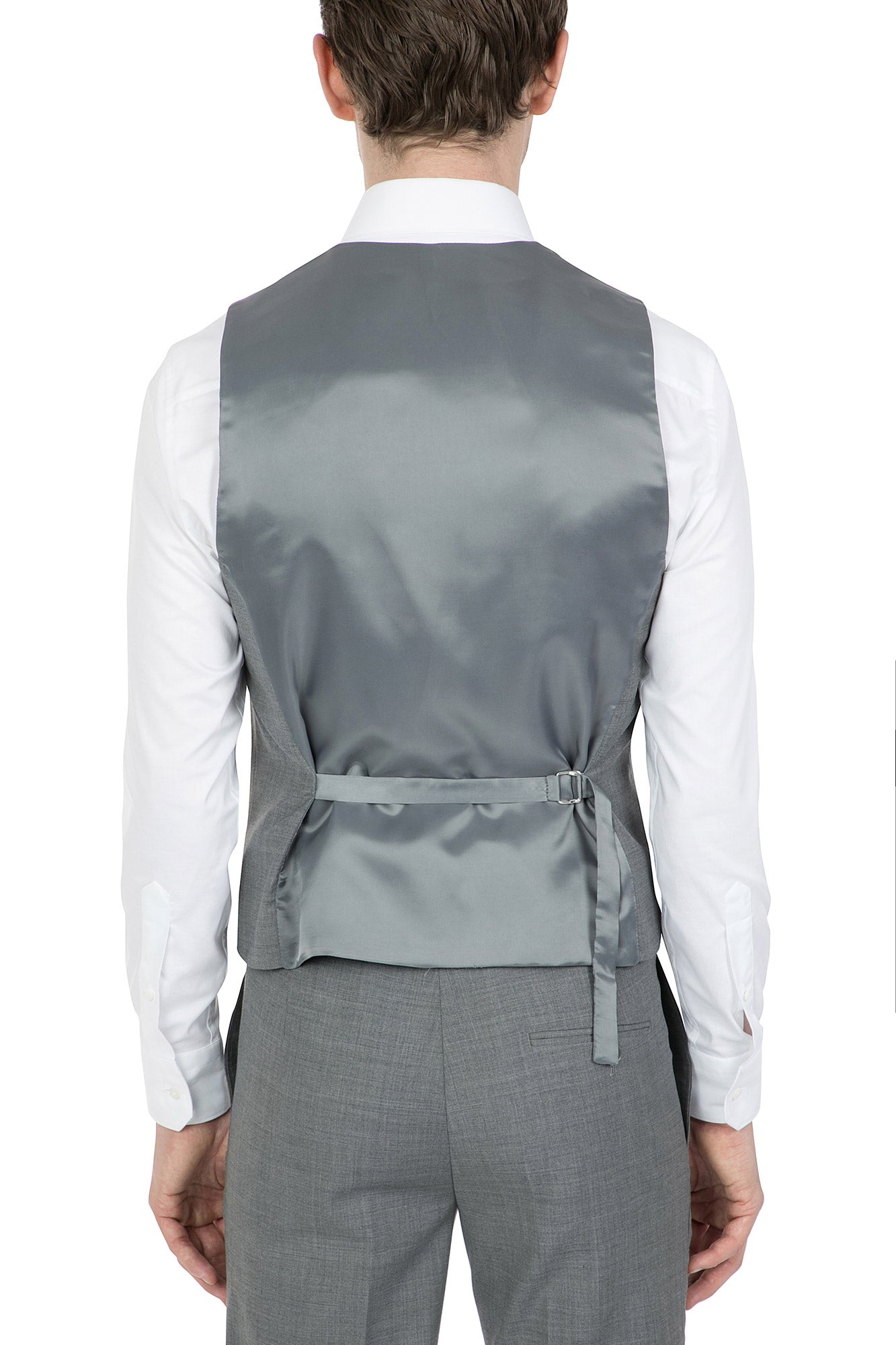 UBERSTONE SLIM FIT SILVER GREY TOM VEST