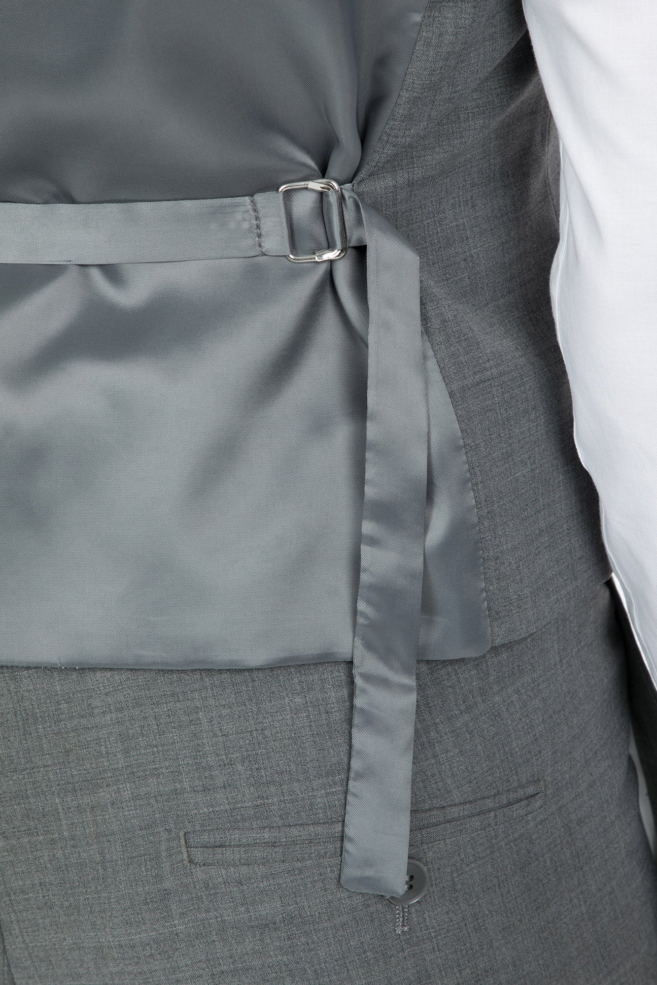 UBERSTONE SLIM FIT SILVER GREY TOM VEST