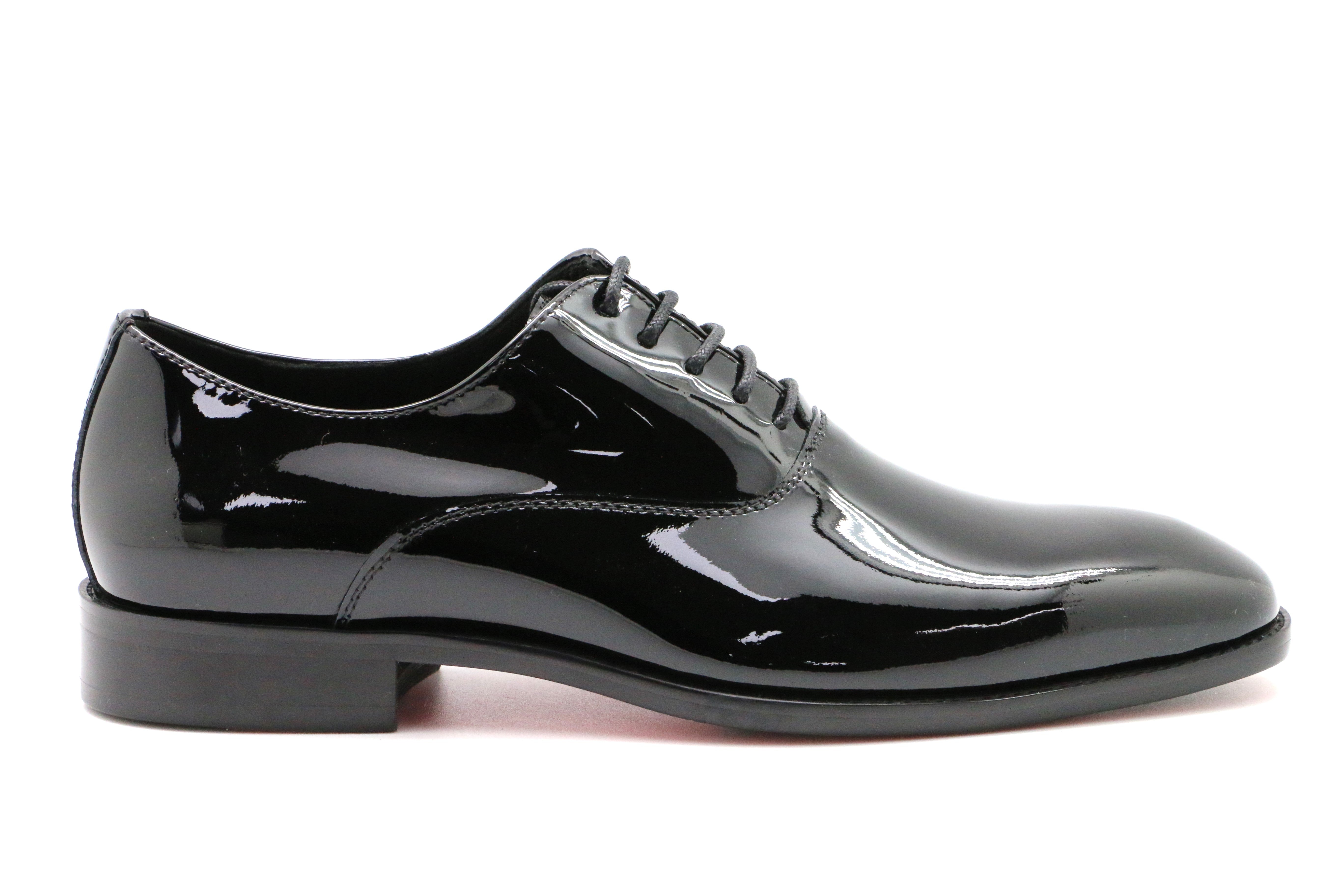 Tristan Black Patent Dress Shoe – Men’s Formal Patent Leather Derby