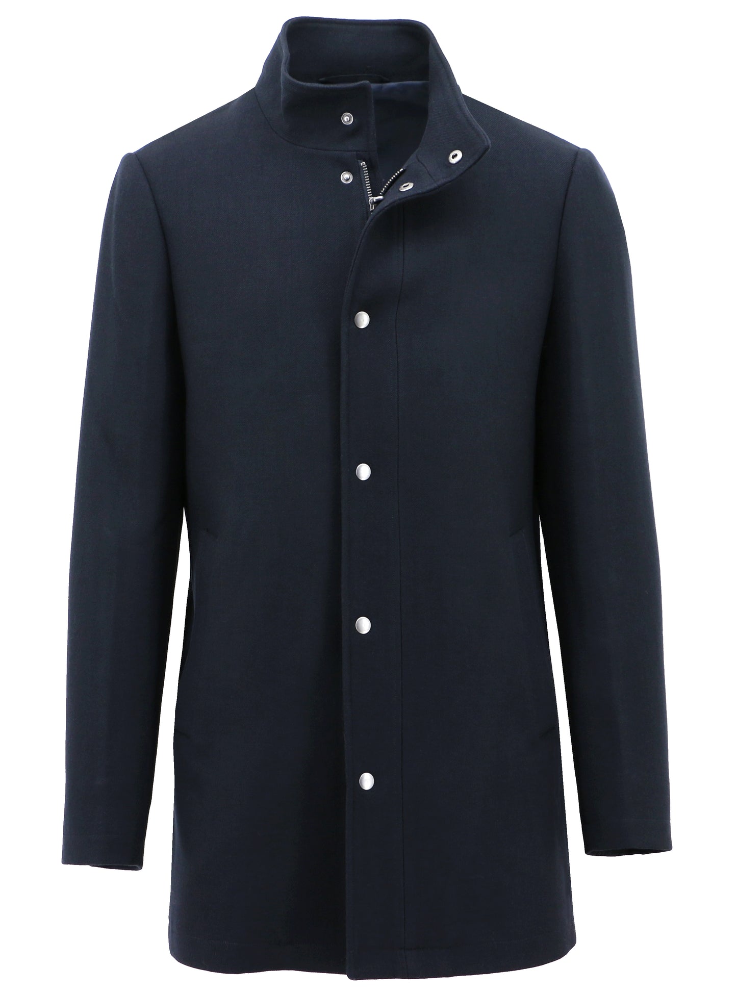 DANIEL HECHTER MESSINA PURE WOOL NAVY WINTER COAT