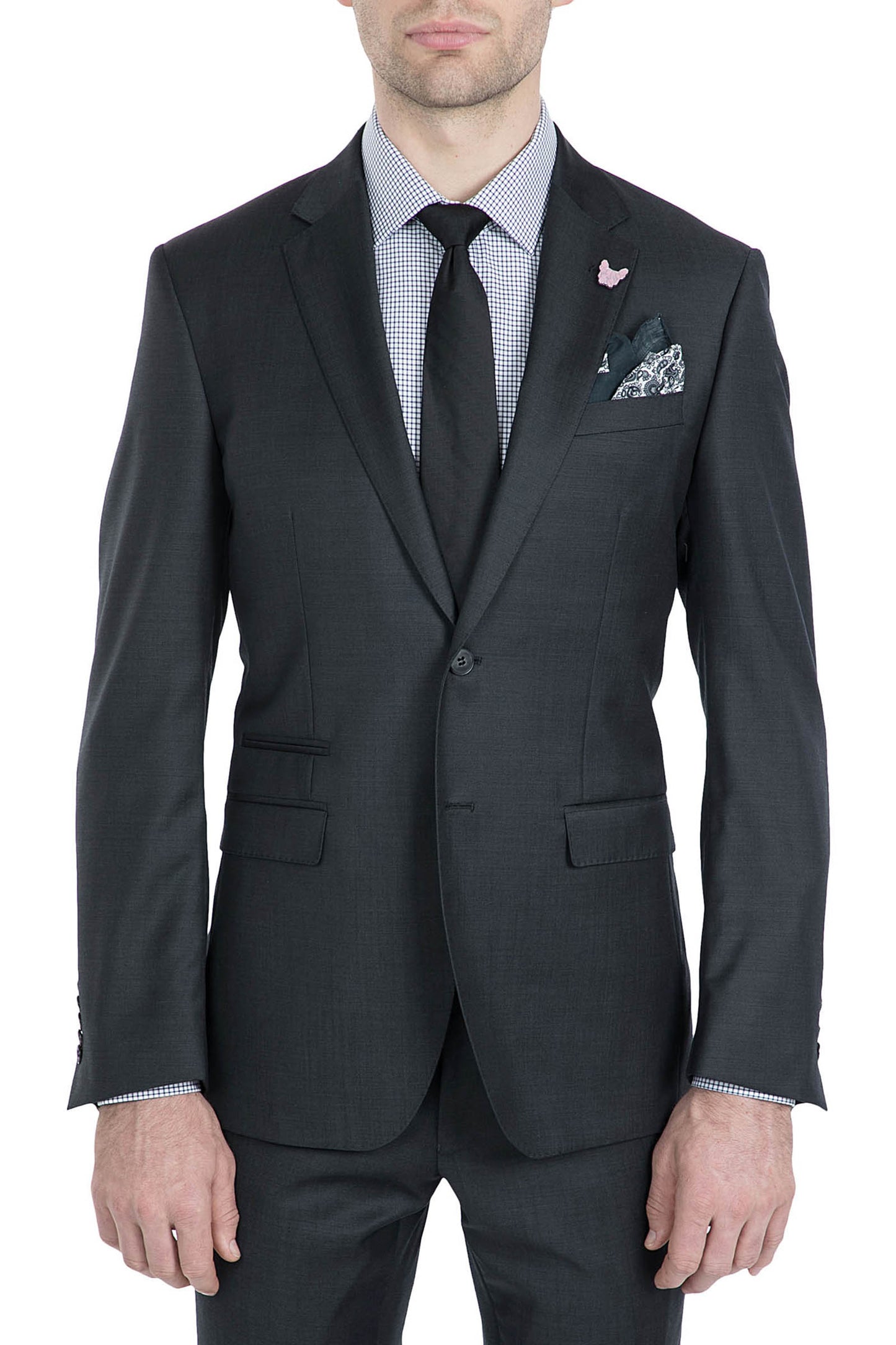 GIBSON SLIM FIT BETA SUIT - CHARCOAL