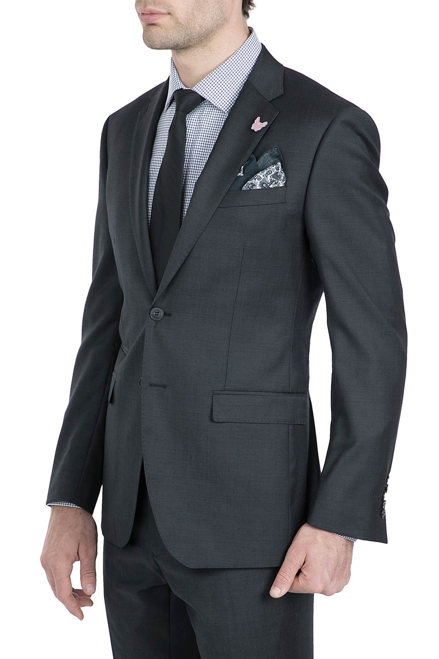 GIBSON SLIM FIT BETA SUIT - CHARCOAL