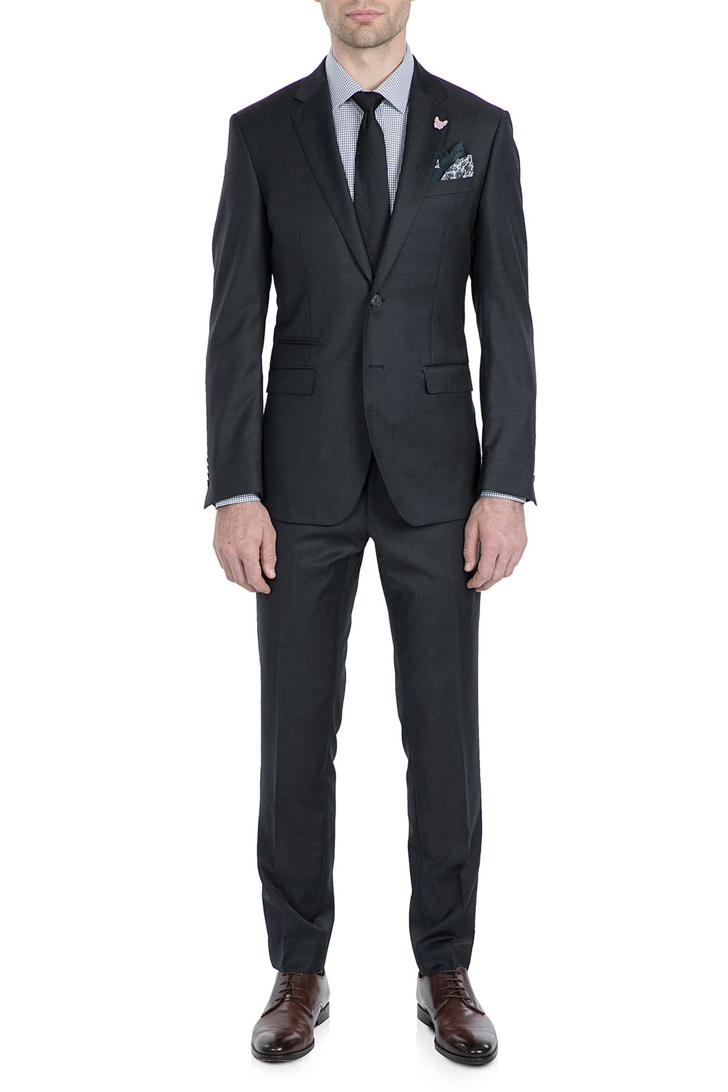 GIBSON SLIM FIT BETA SUIT - CHARCOAL