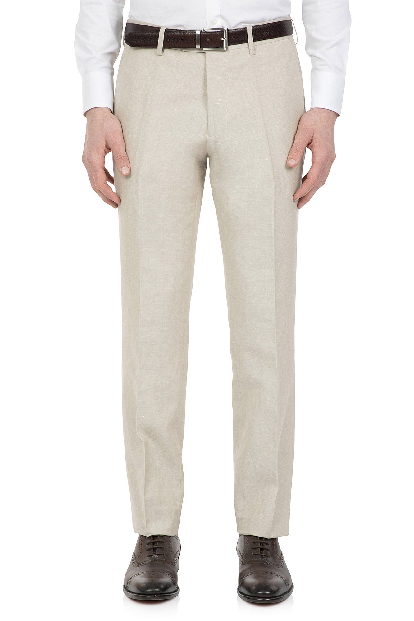UBERSTONE SAND SLIM FIT LOUIS SUIT