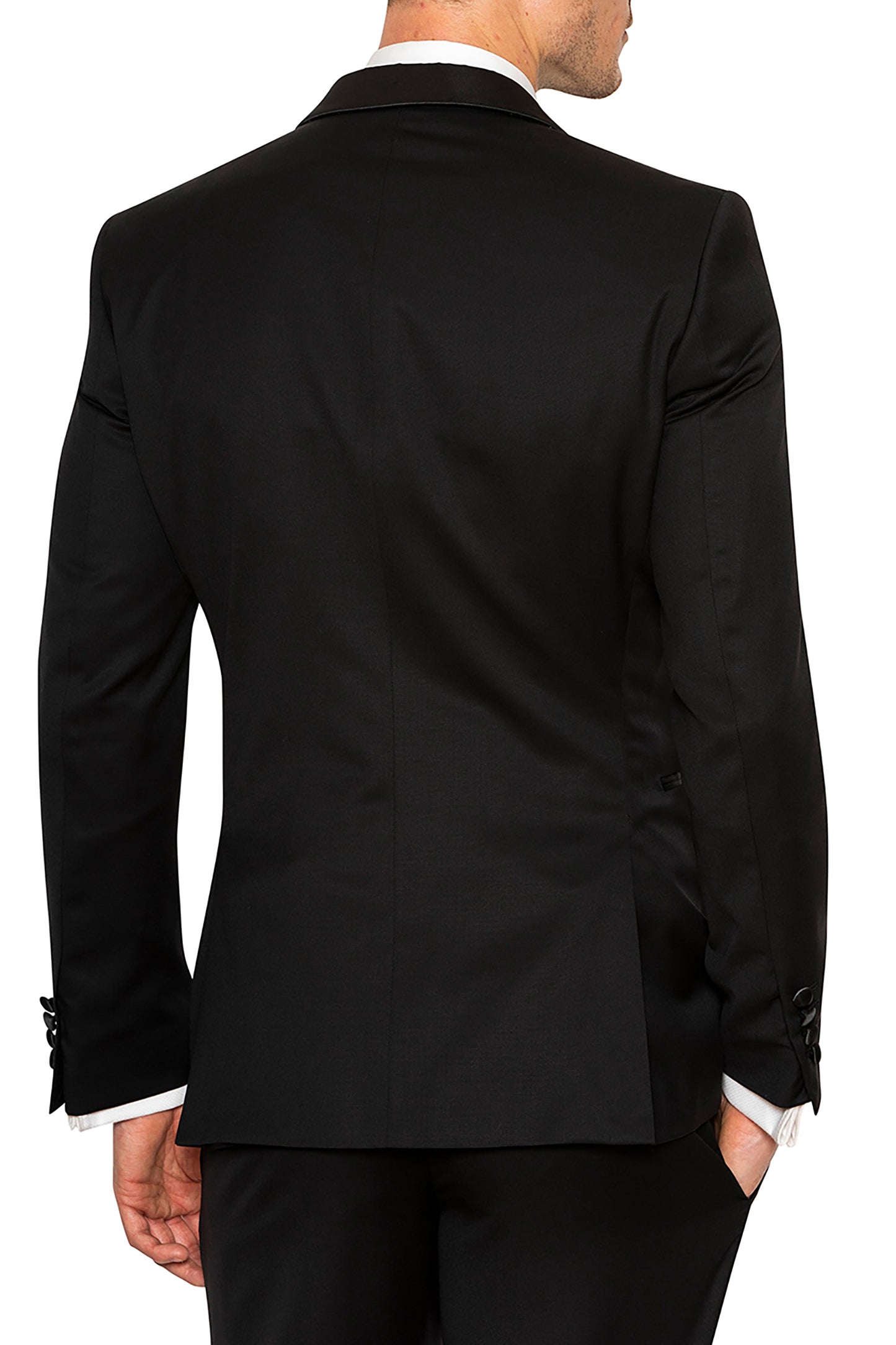 JOE BLACK RIVIERA SLIM FIT BLACK TUXEDO