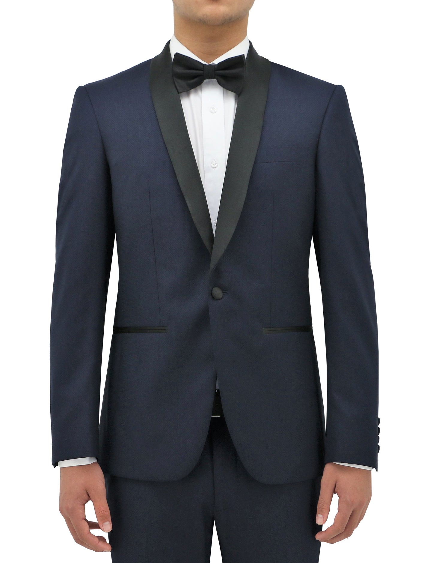 BOSTON SHAWL LAPEL NAVY TUXEDO