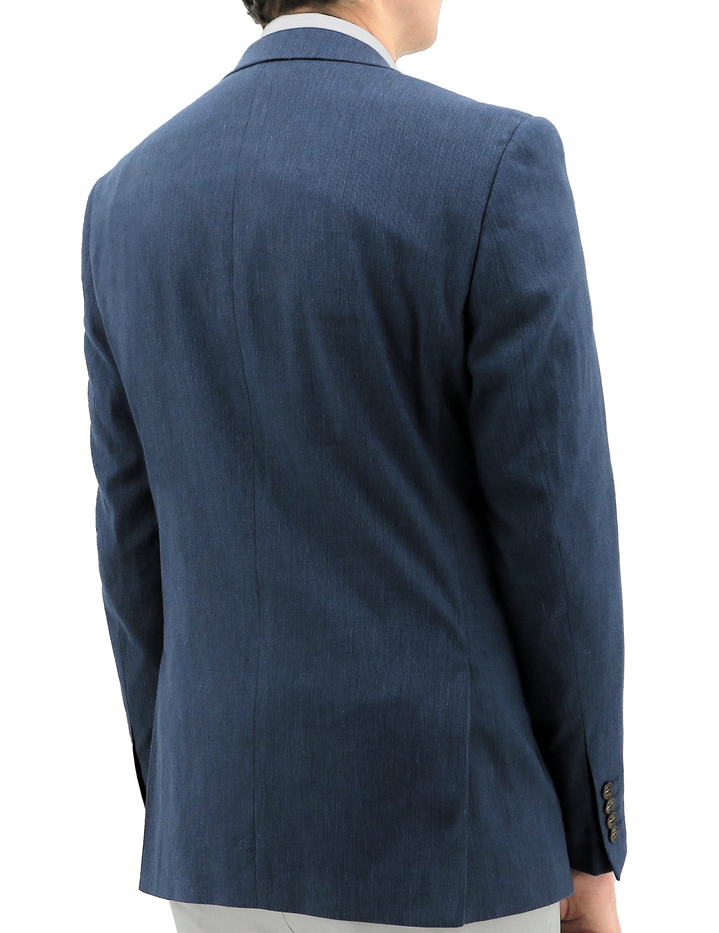 DANIEL HECHTER SLIM FIT LINEN BLUE BLAZER