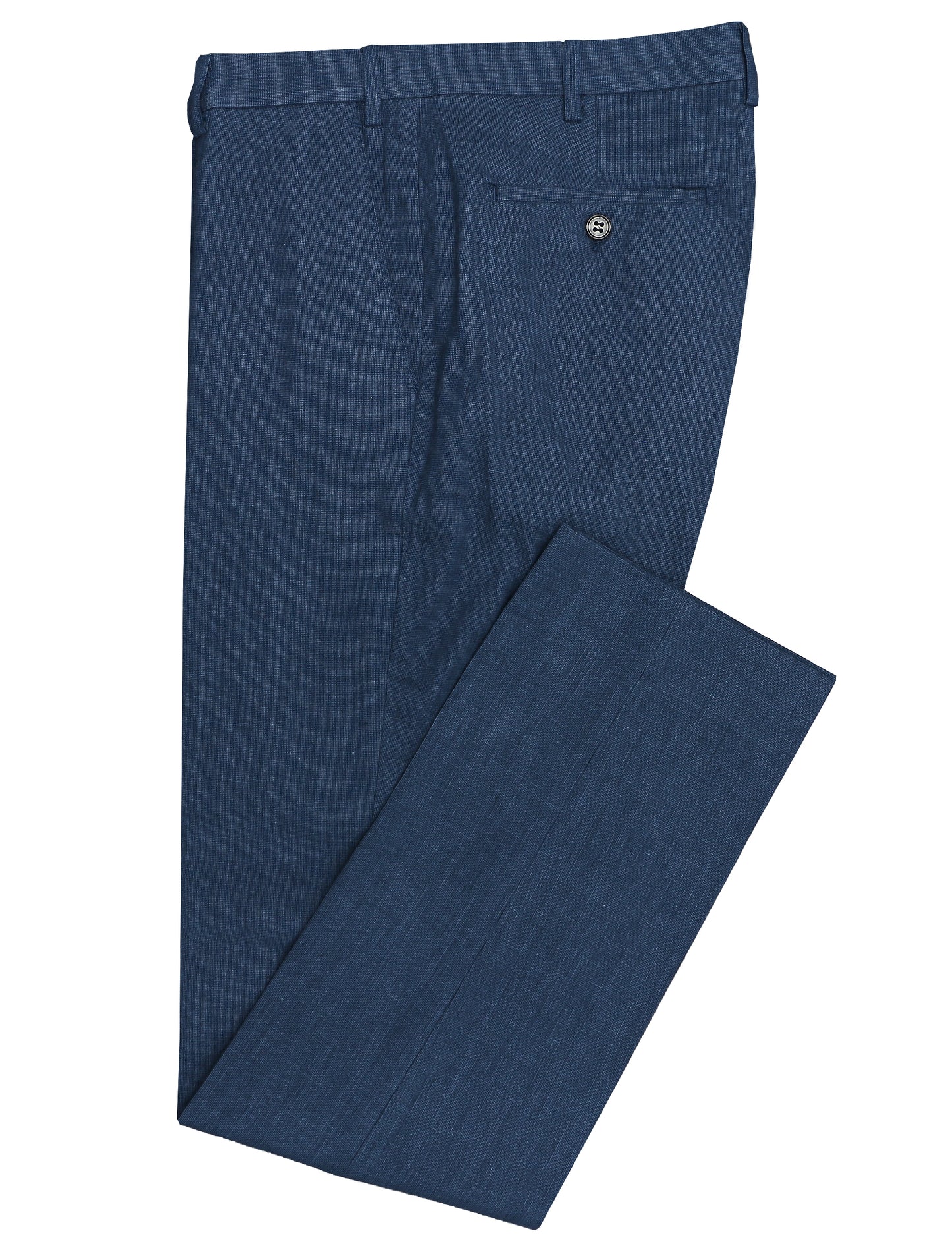 DANIEL HECHTER SLIM FIT SHAPE BUGGY LINEN BLUE SUIT