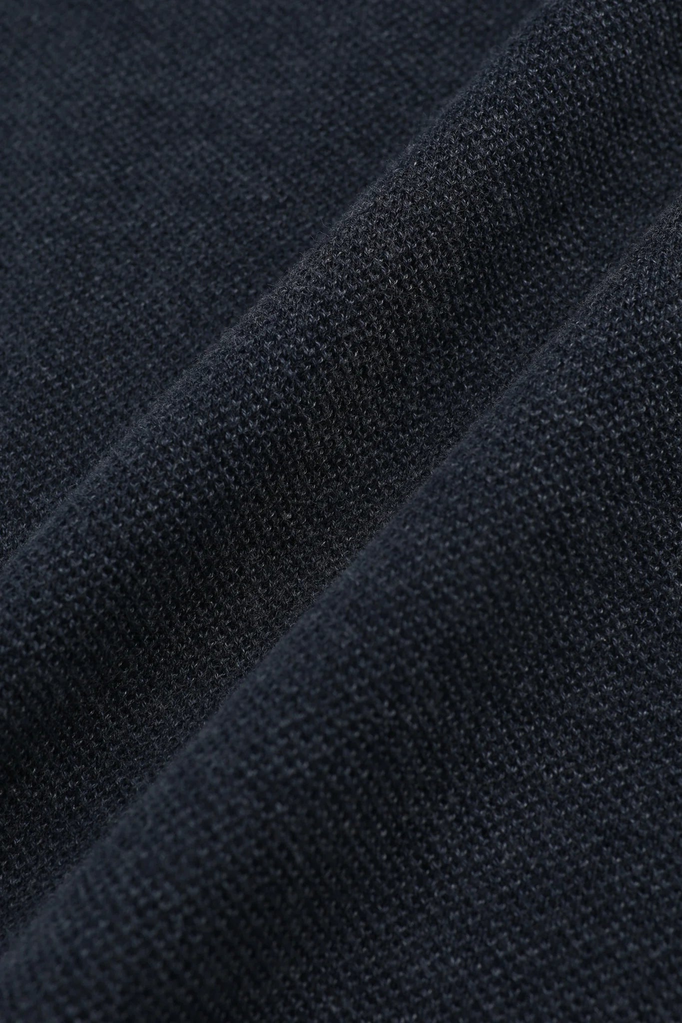 NAVY KNIT POLO SHIRT – JAMES HARPER