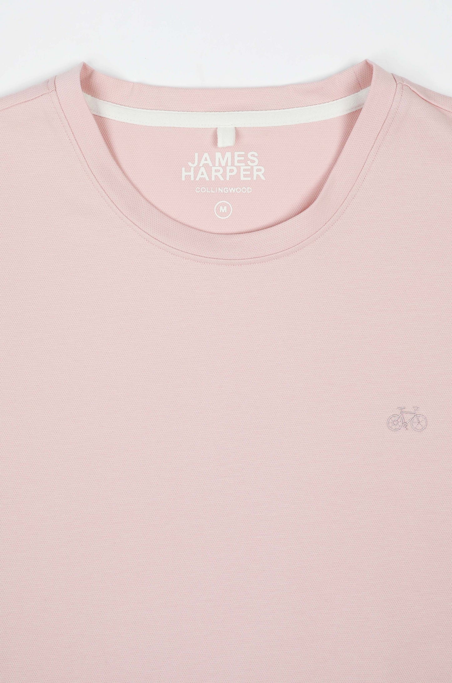 PINK CREW NECK TEE – JAMES HARPER