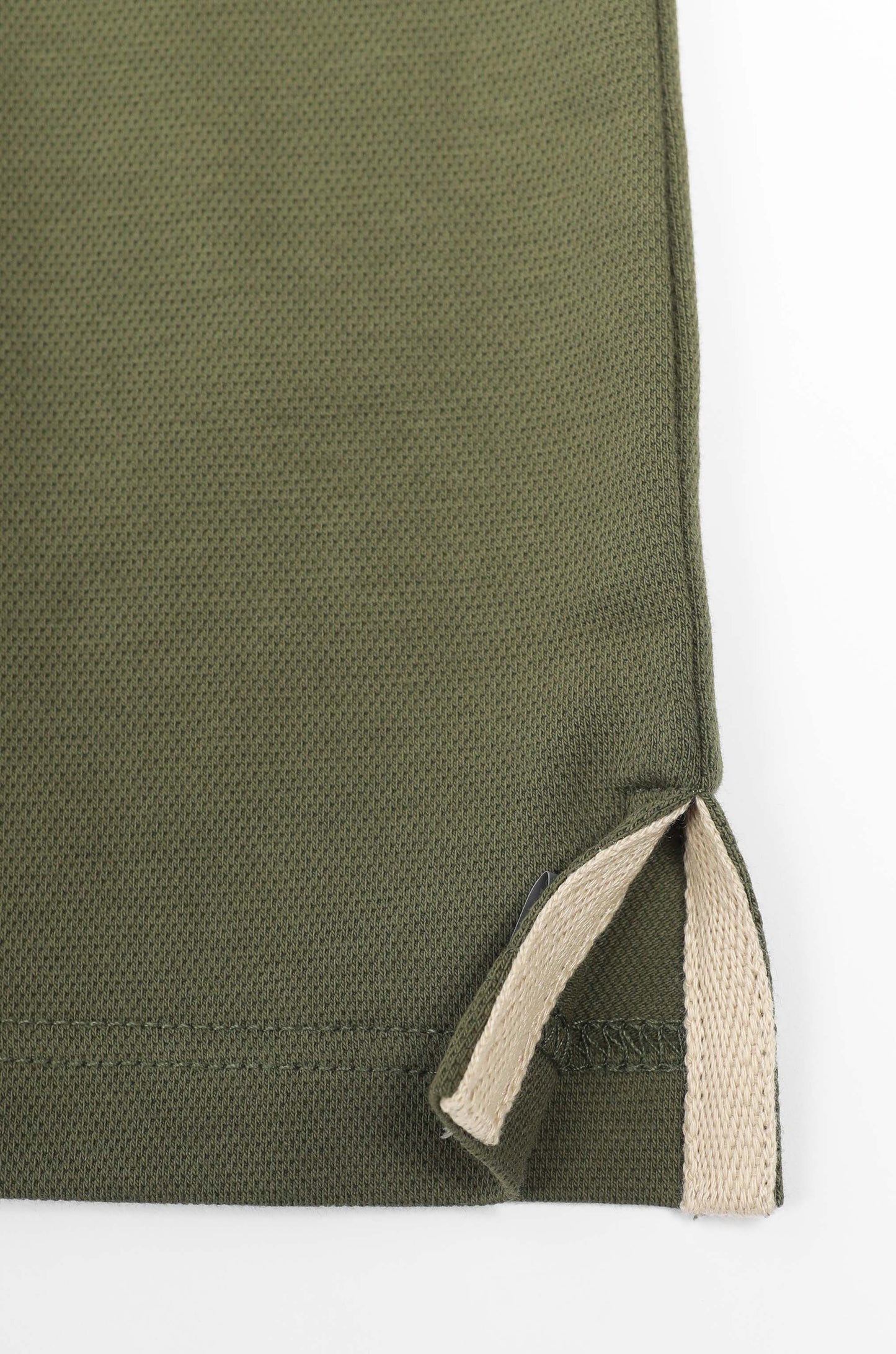 KHAKI CREW NECK TEE – JAMES HARPER