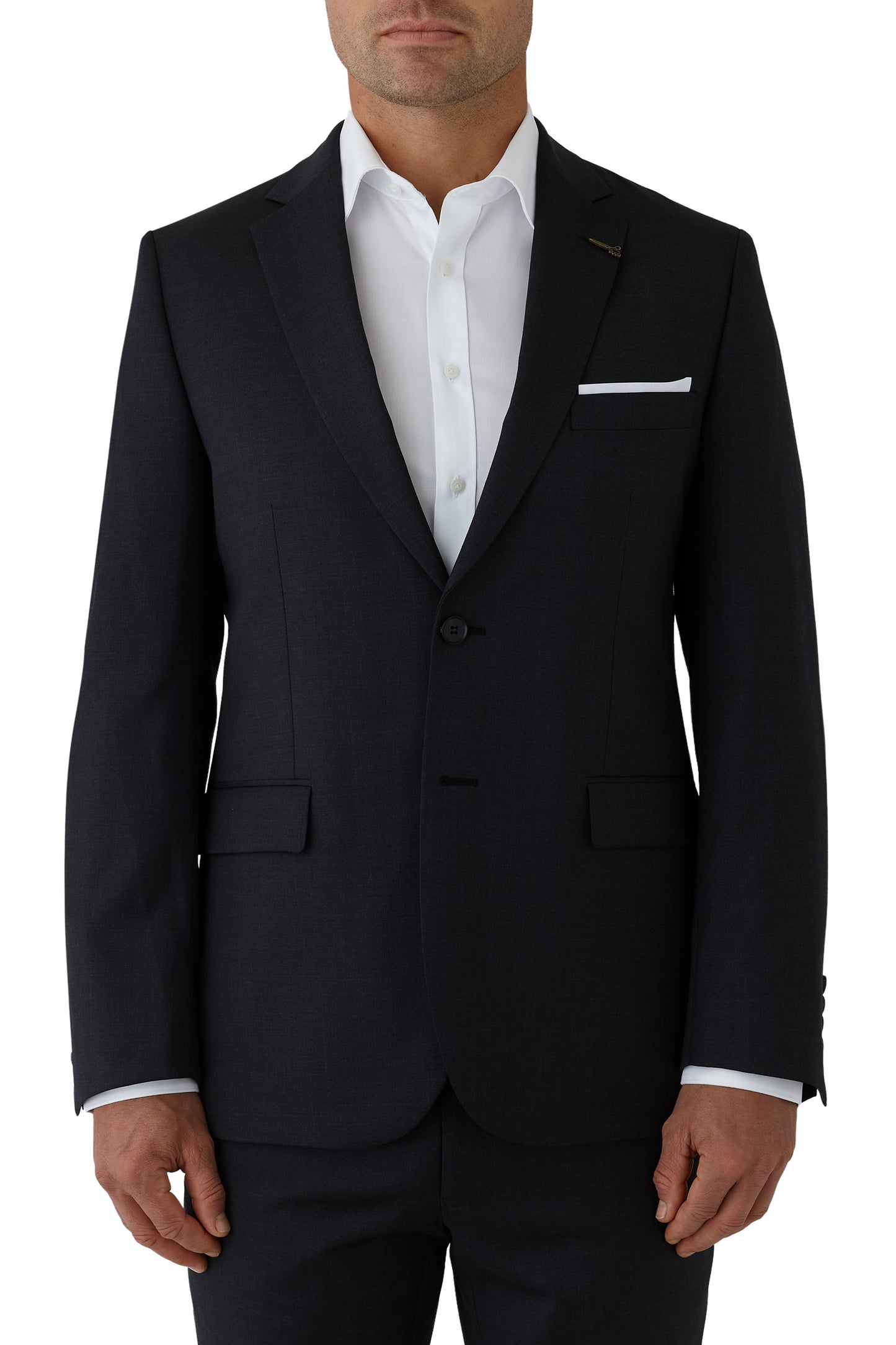 JOE BLACK ANCHOR SLIM FIT CHARCOAL SUIT