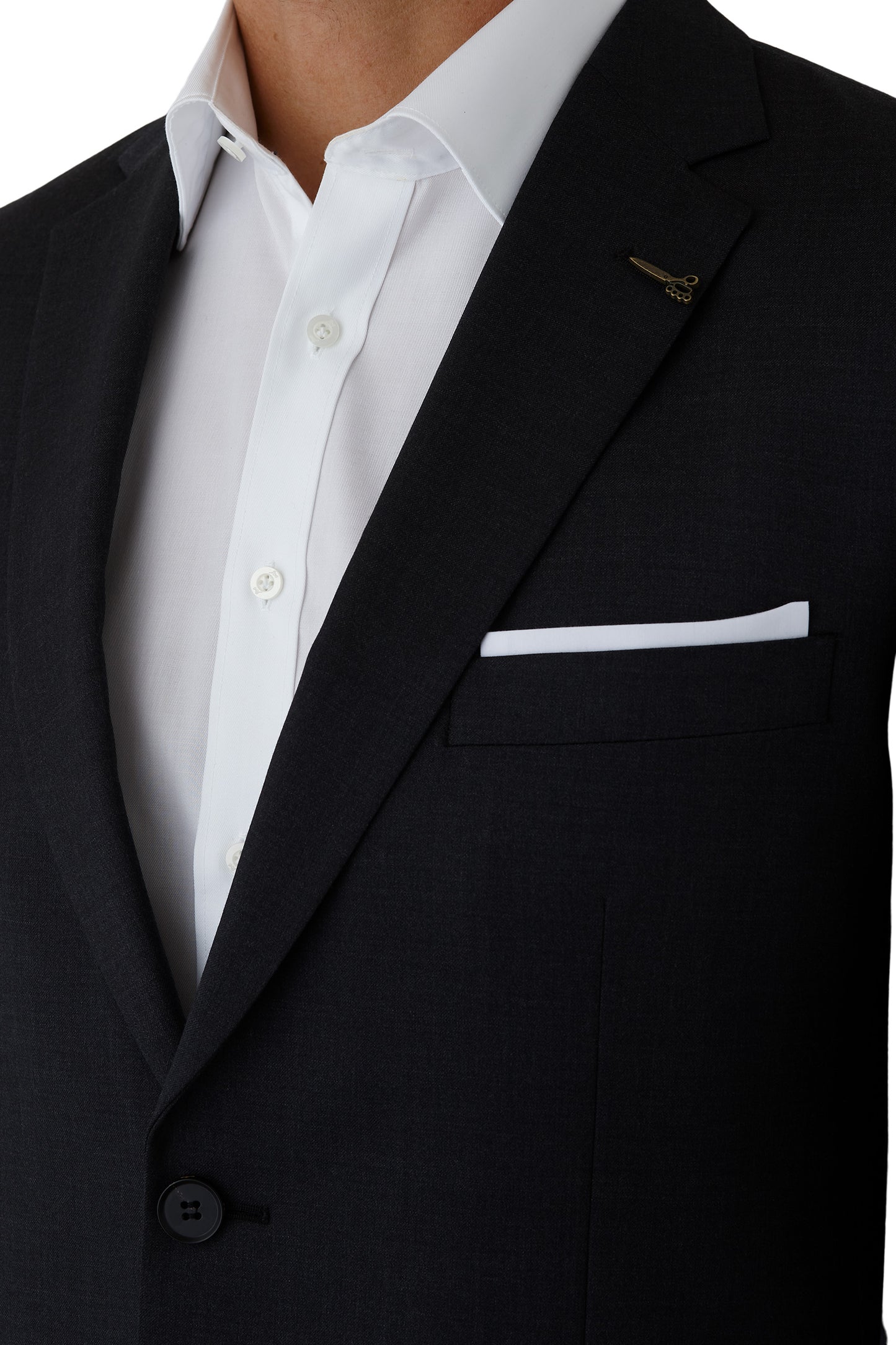 JOE BLACK ANCHOR SLIM FIT CHARCOAL SUIT