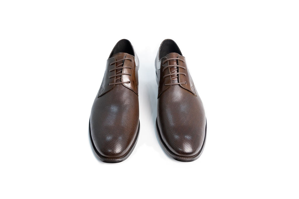 DIROTTA ITALIA NAPOLI BROWN OXFORD SHOES