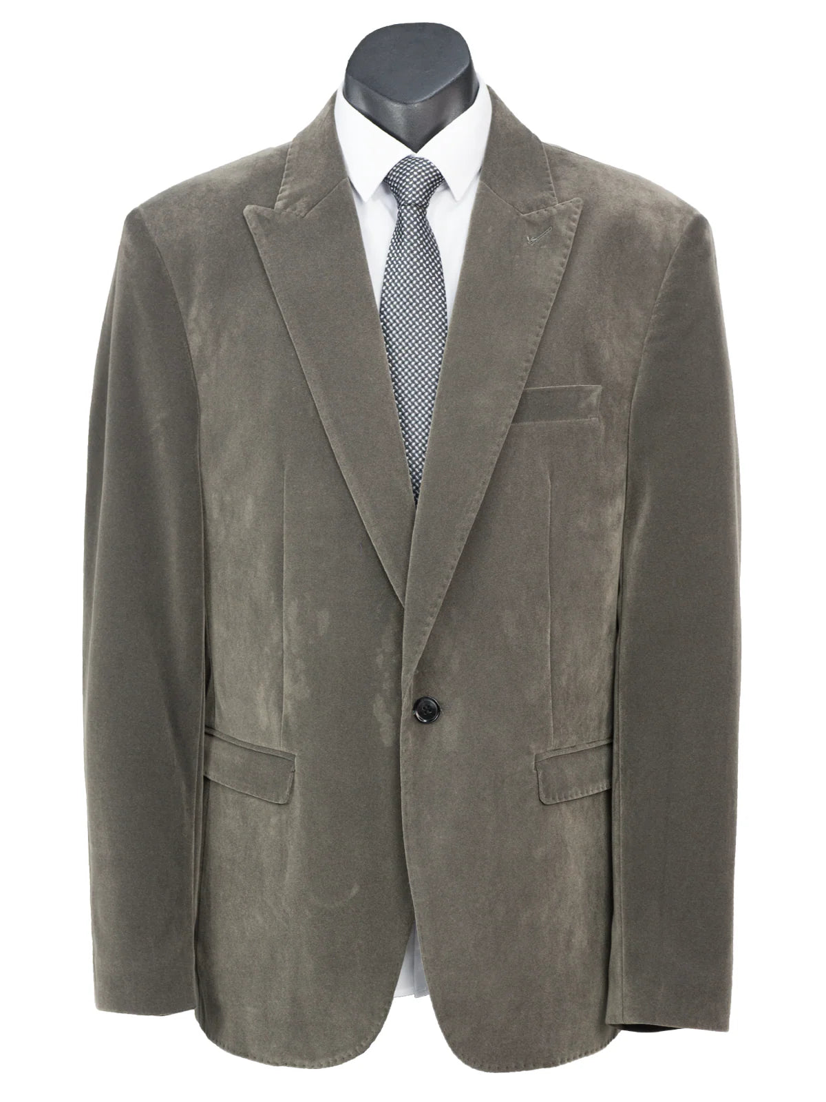 GREY VELVET JACKET