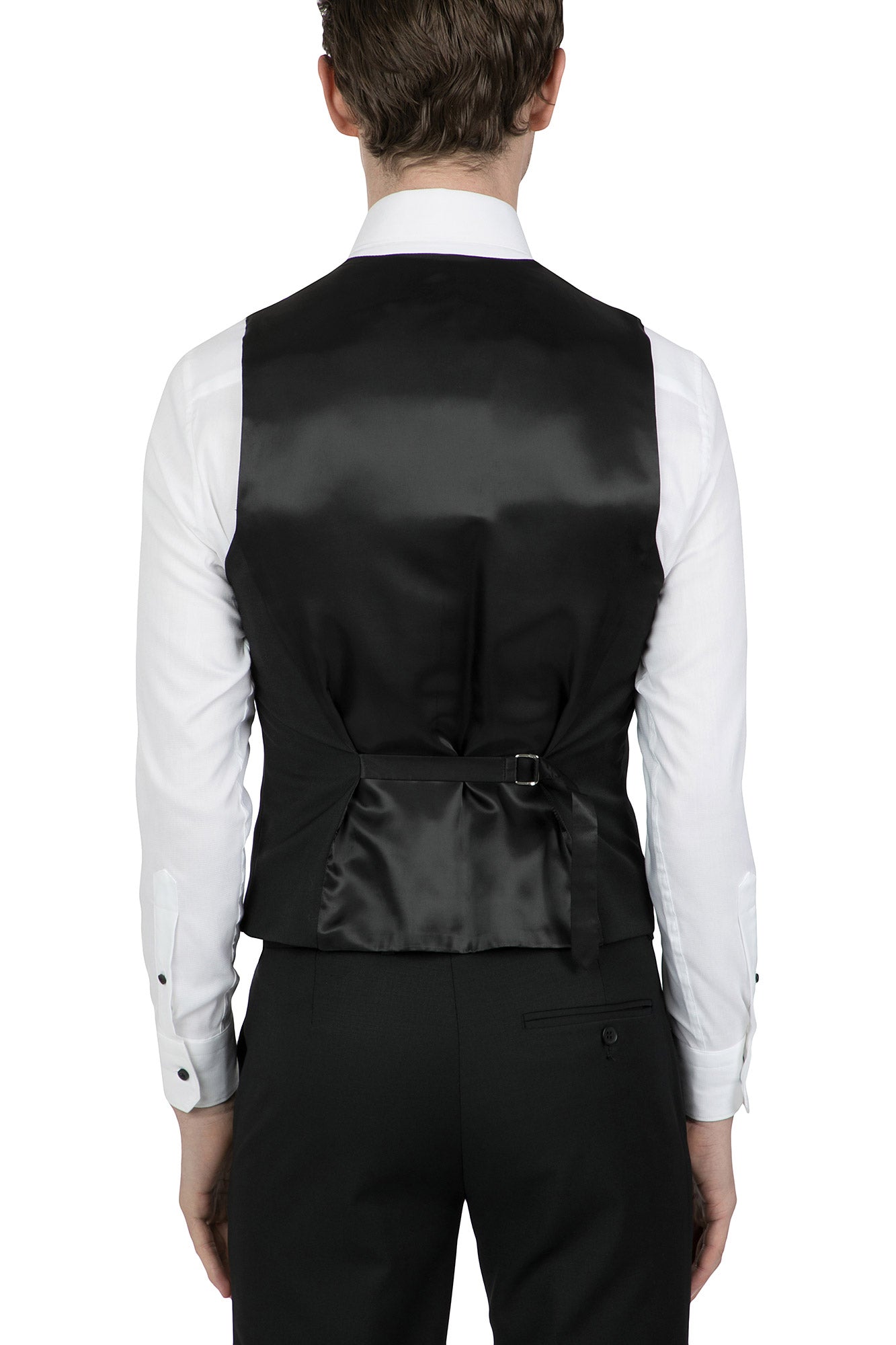 UBERSTONE SLIM FIT BLACK TOM VEST