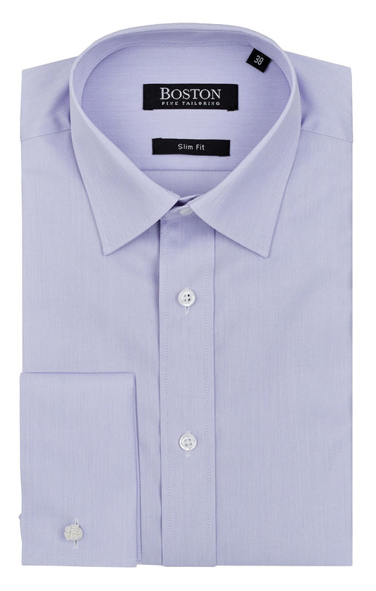 BOSTON SLIM FIT LIBERTY FRENCH CUFF SHIRT LILAC