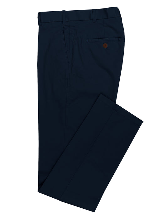 BOSTON RELAXED FIT NAVY CHINO PANTS