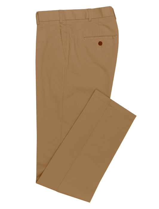 BOSTON RELAXED FIT TAN CHINO PANTS