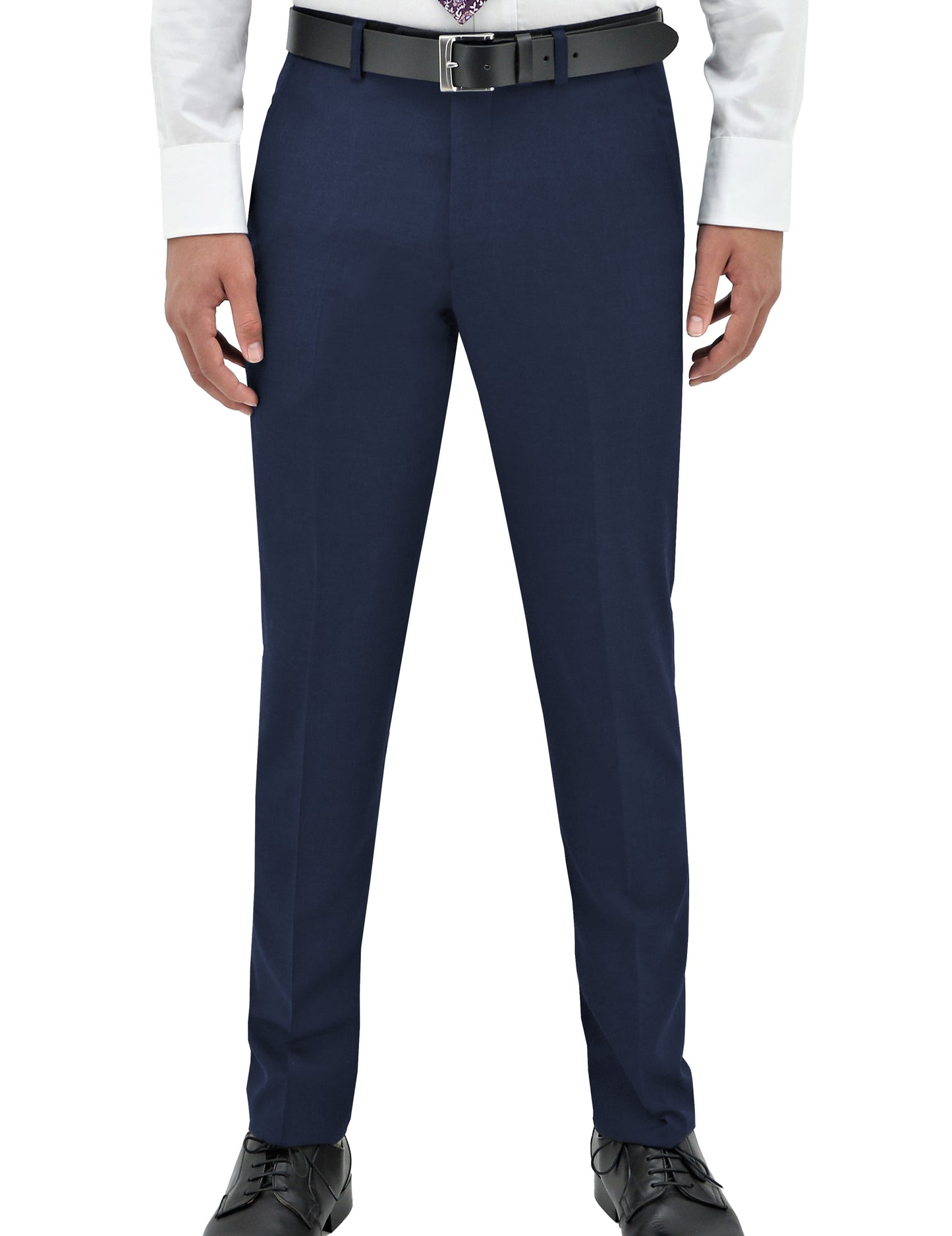 DANIEL HECHTER SLIM FIT PURE WOOL EDWARD TROUSERS NAVY