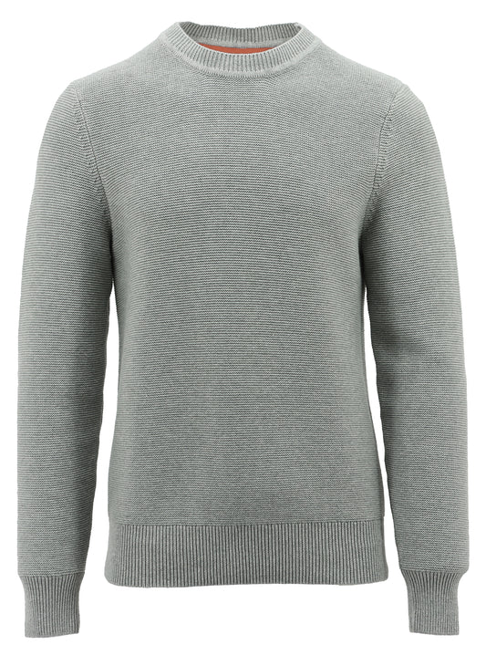 DANIEL HECHTER GREY CREW NECK KNIT JUMPER