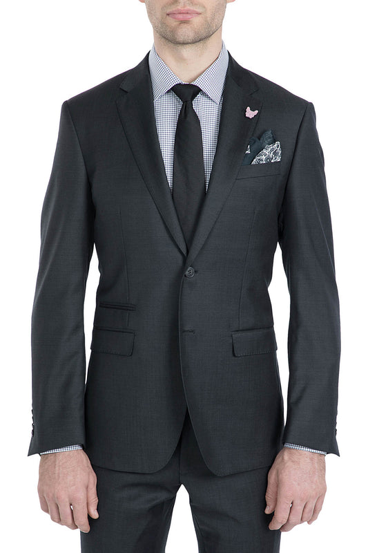 GIBSON SLIM FIT CHARCOAL BETA SUIT