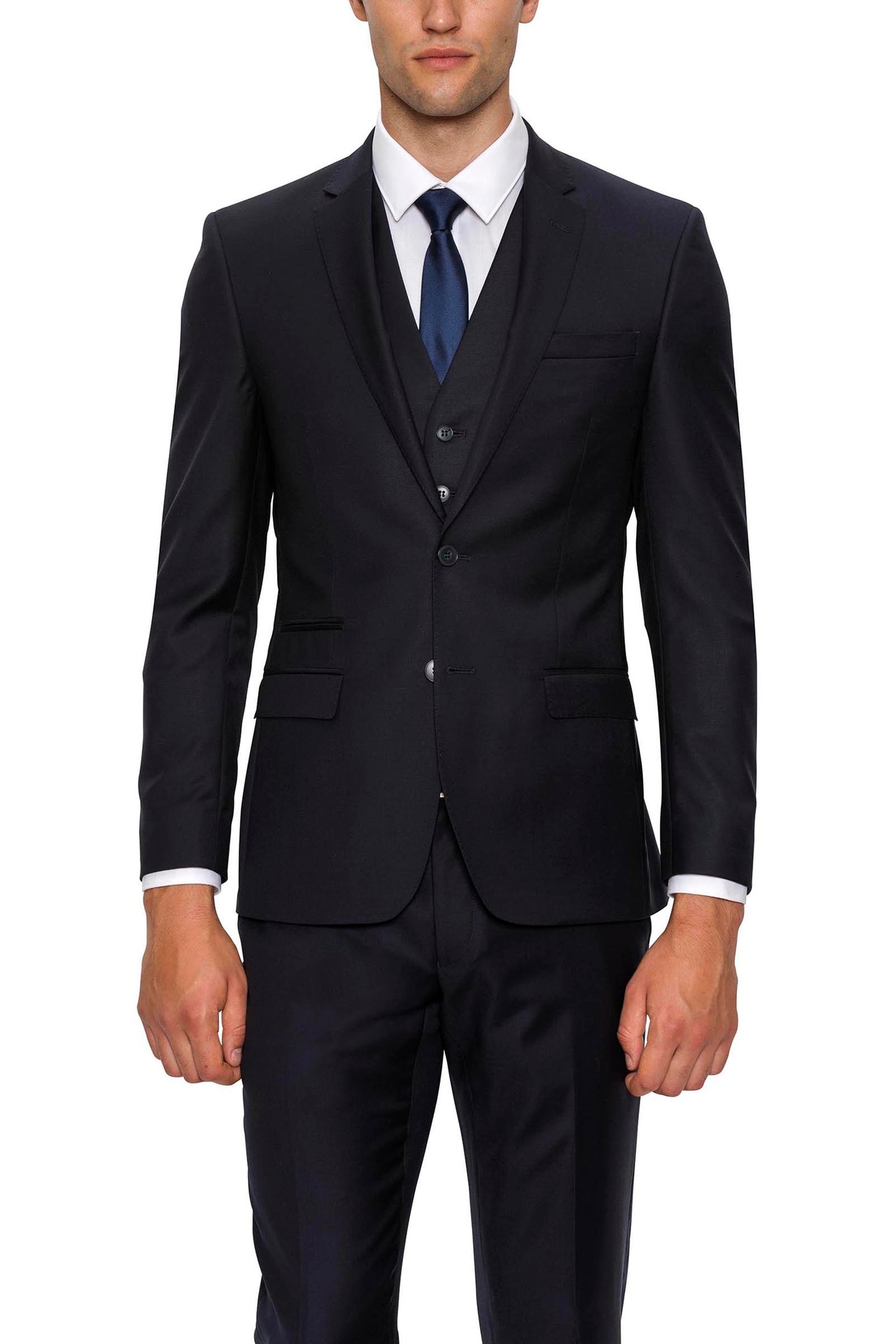 GIBSON SLIM FIT NAVY BREEZE SUIT