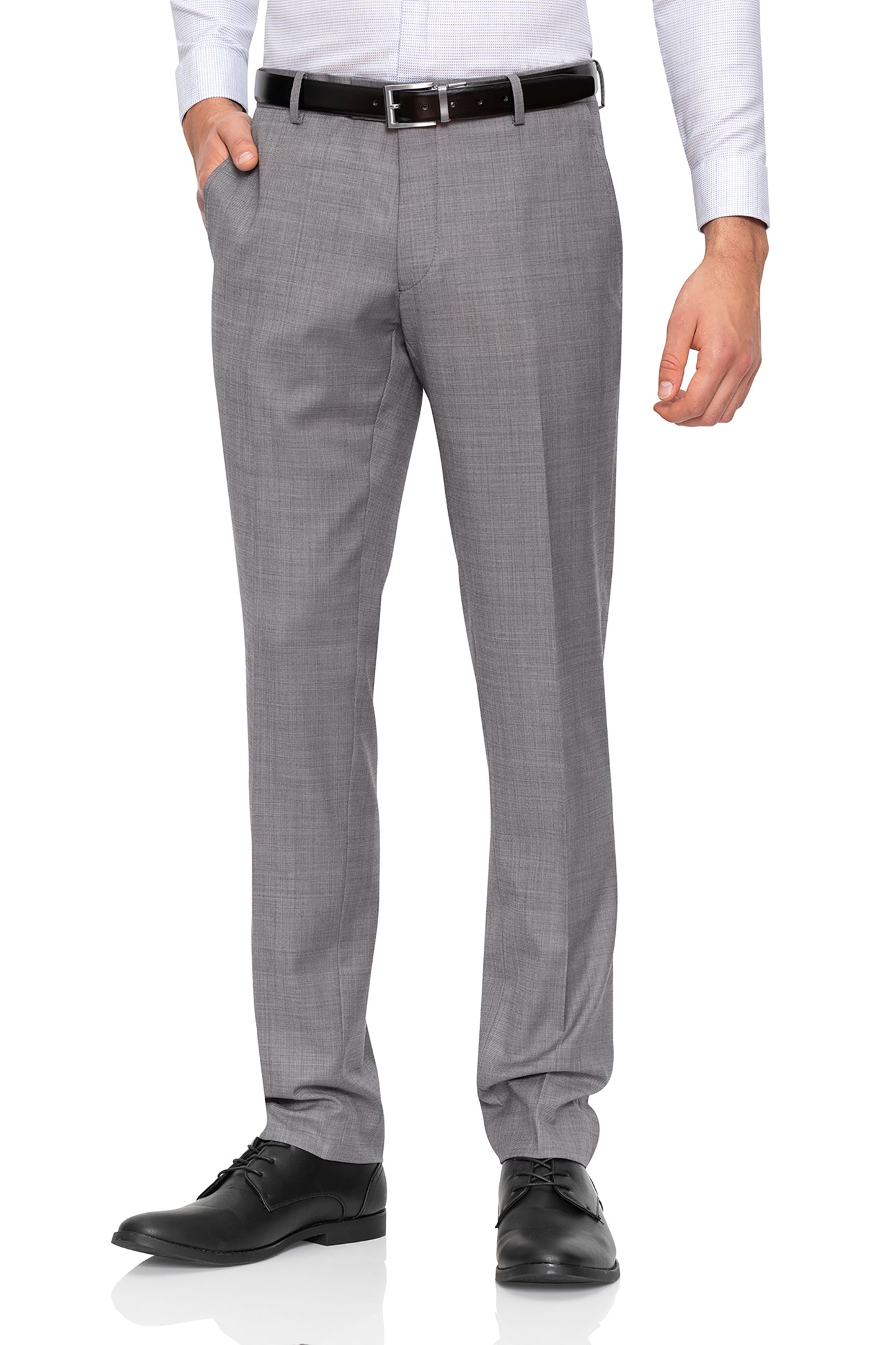 GIBSON SLIM FIT GREY CAPER TROUSER