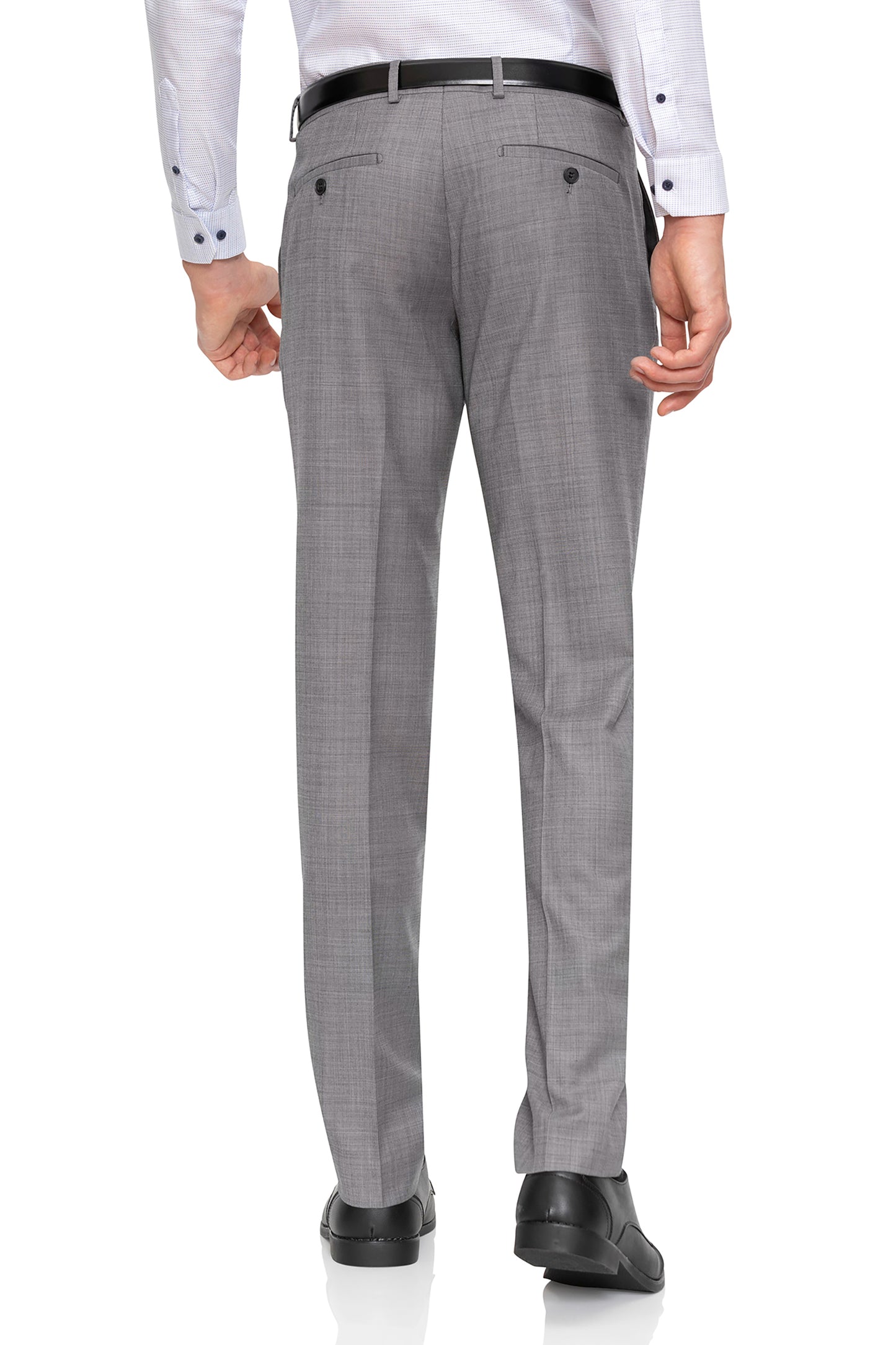 GIBSON SLIM FIT GREY CAPER TROUSER