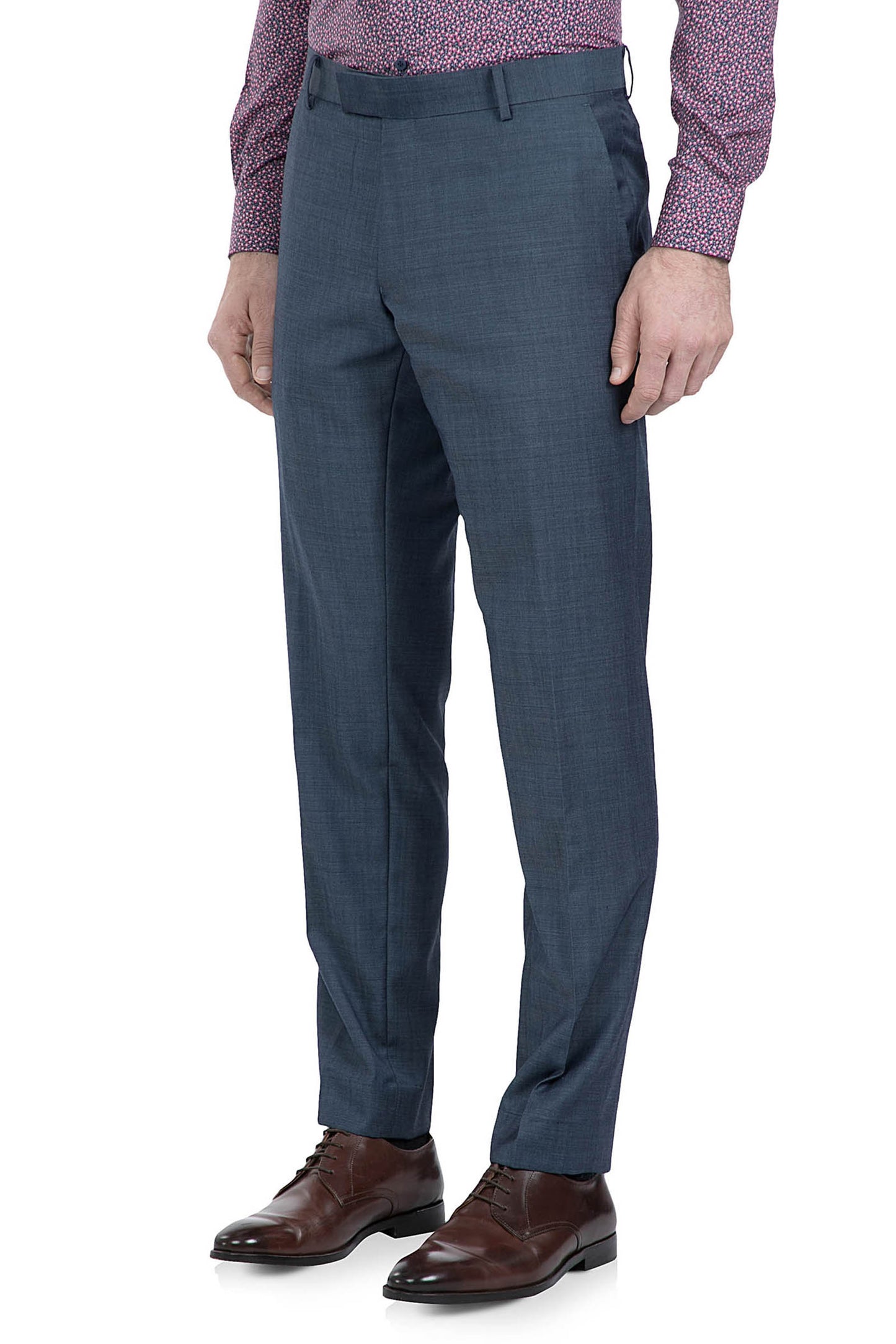 GIBSON SLIM FIT BLUE CAPER TROUSER