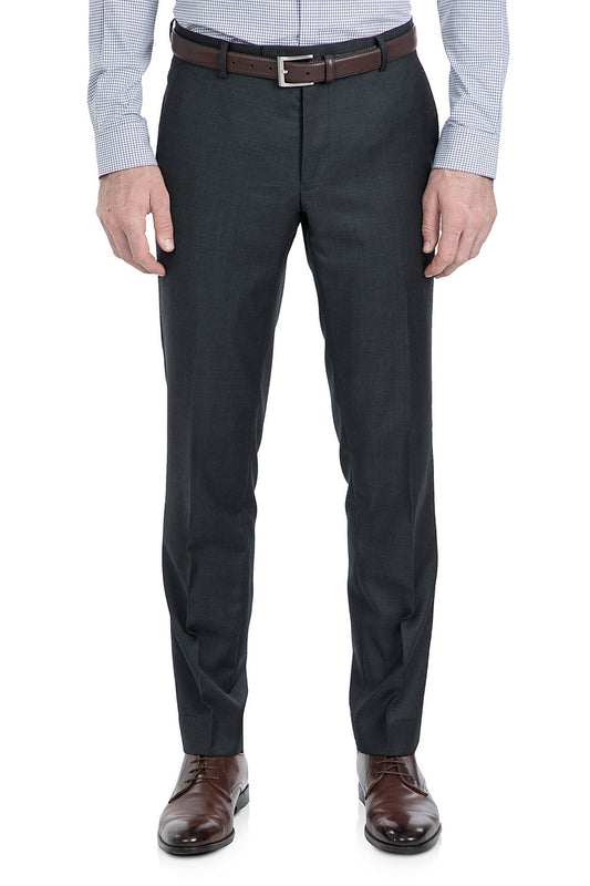 GIBSON SLIM FIT CHARCOAL CAPER TROUSER