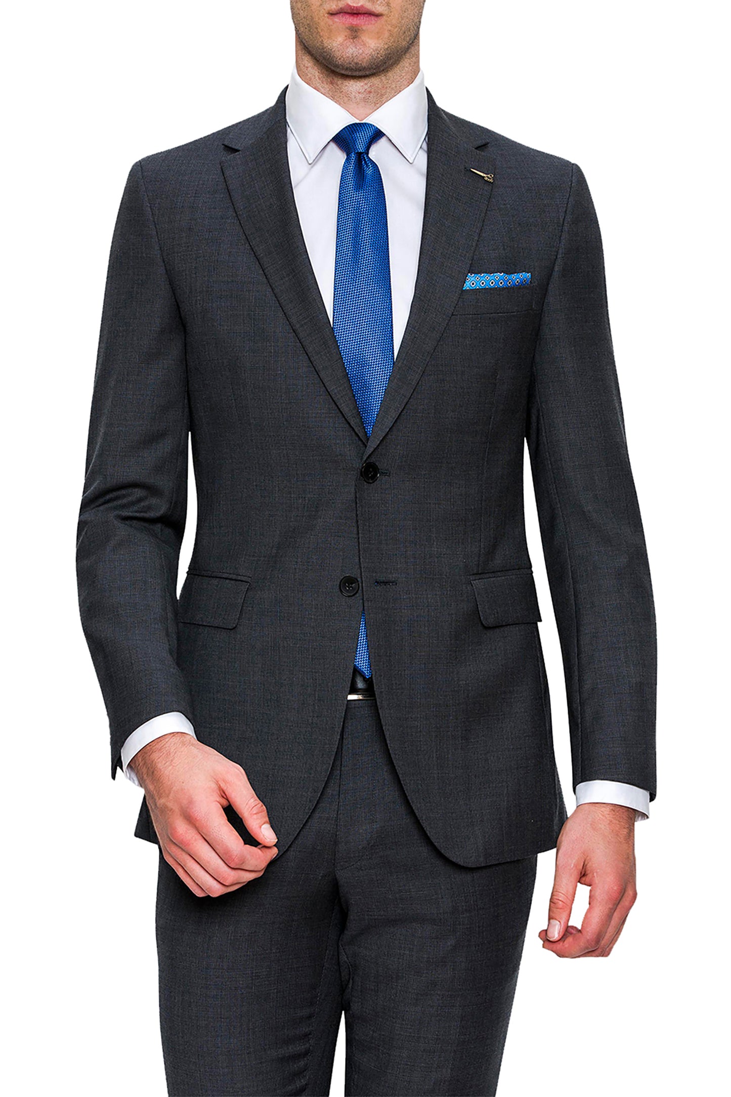 JOE BLACK SERGEANT SLIM FIT CHARCOAL SUIT