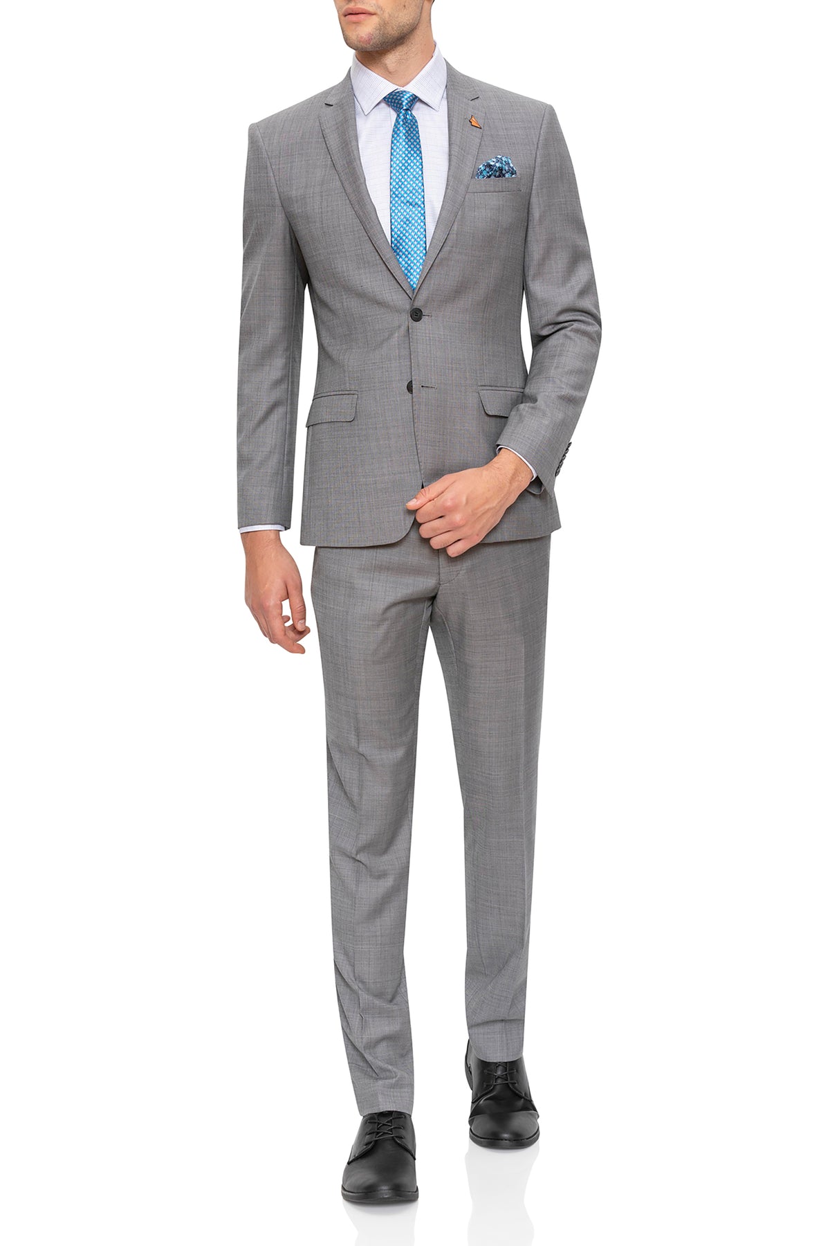 Lithe Suit TGM SLIM FIT GREY LITHIUM SUIT – thegentrymenswear
