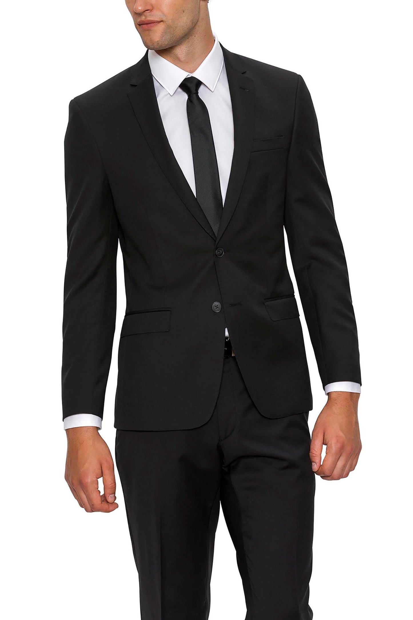 GIBSON SLIM FIT BLACK LITHIUM SUIT