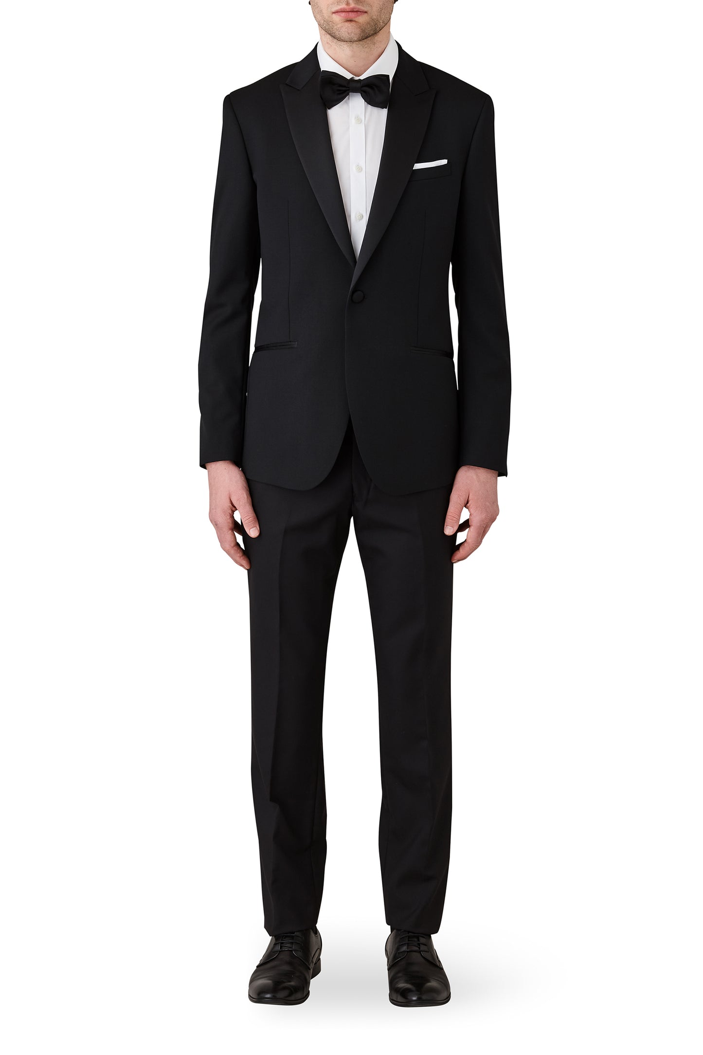 UBERSTONE SLIM FIT BLACK MALIK SUIT