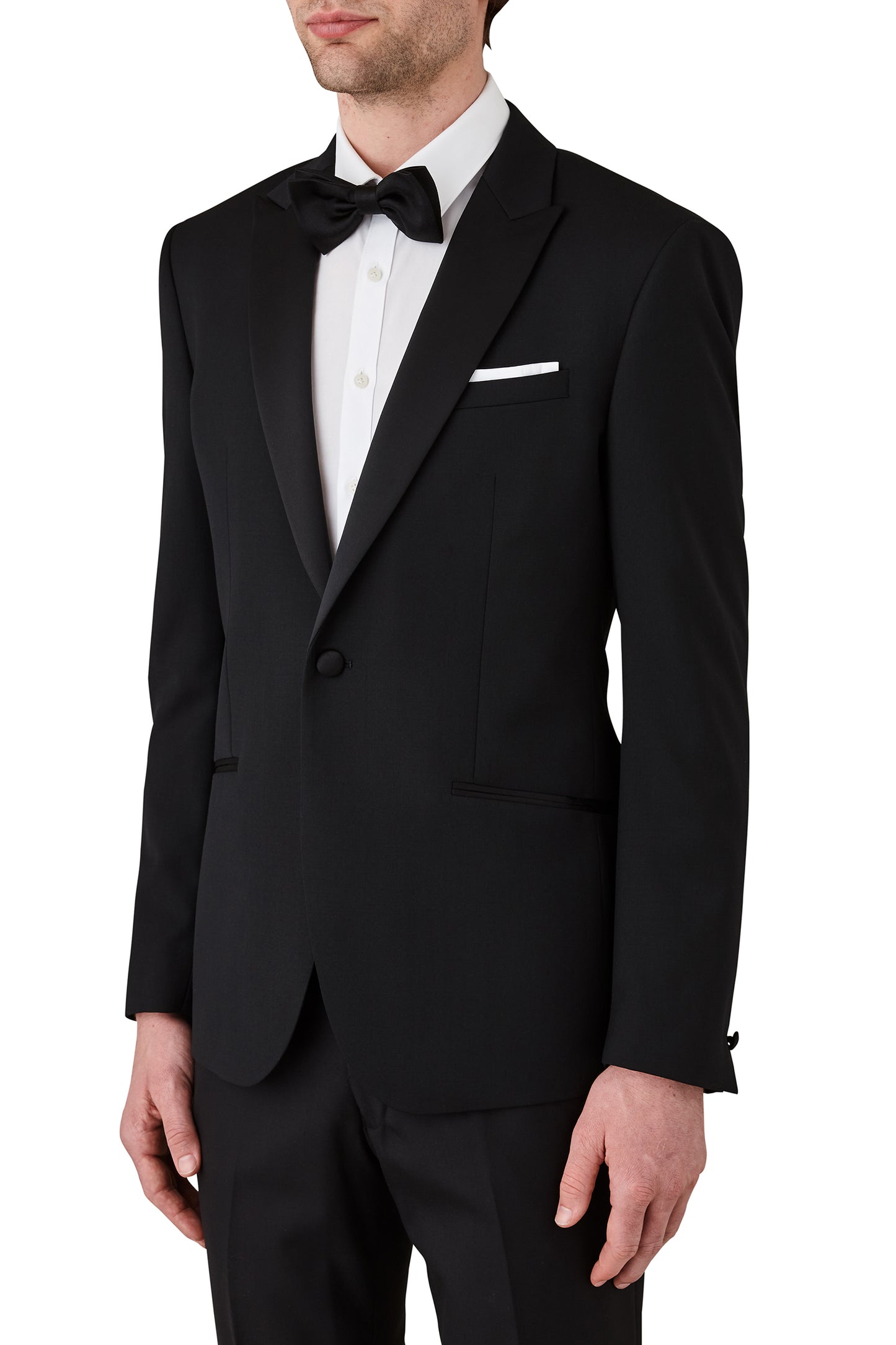 UBERSTONE SLIM FIT BLACK MALIK SUIT