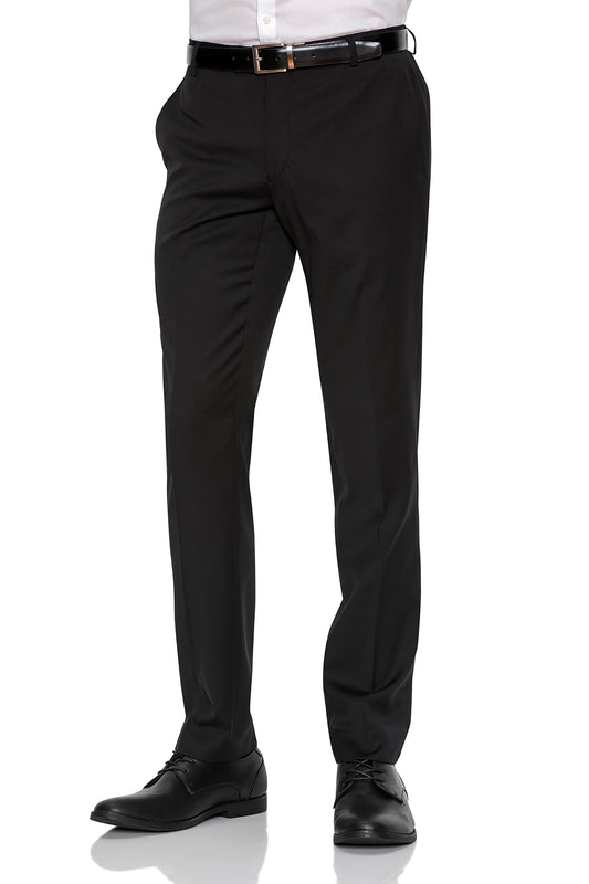 GIBSON SLIM FIT BLACK REBELLION TROUSERS