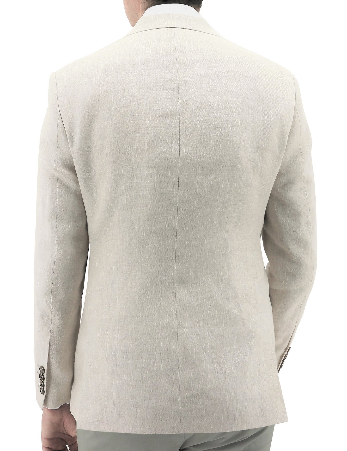 DANIEL HECHTER SLIM FIT SHAPE LINEN STONE SUIT