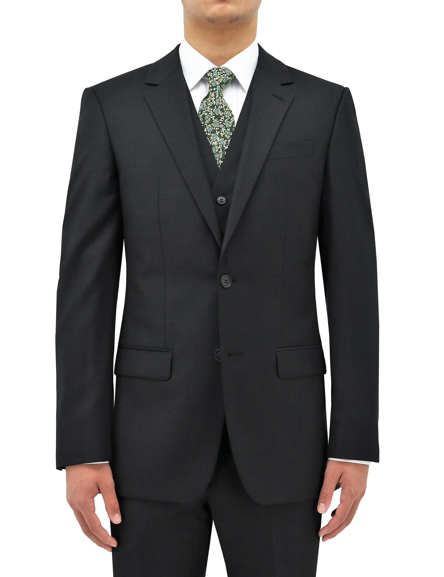 DANIEL HECHTER SLIM FIT SHAPE CHARCOAL SUIT