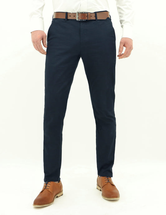 DANIEL HECHTER NAVY SLIM FIT CHINOS